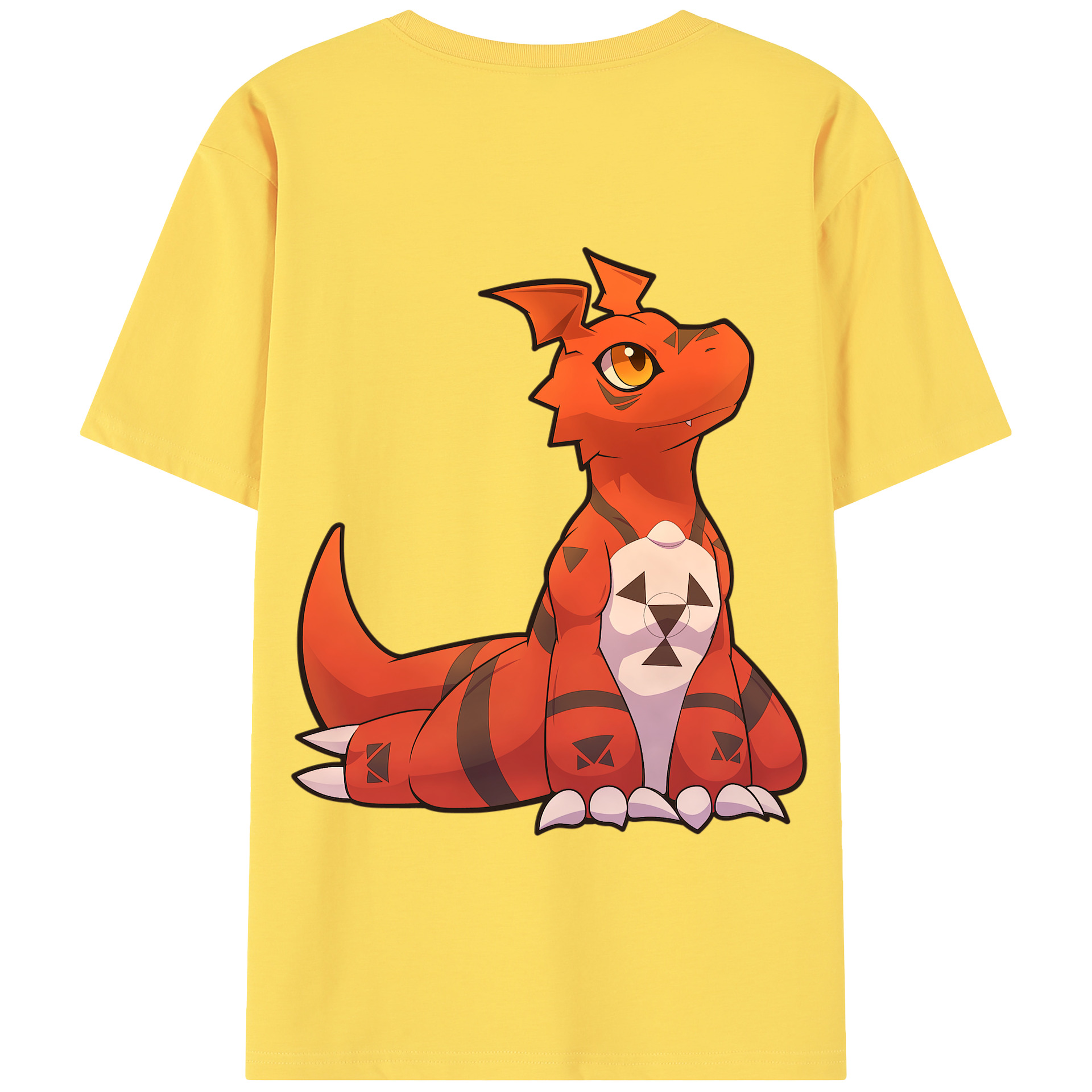 （画像用） Digimon デジタルモンスター/デジモン 綿100％半袖Tシャツ（背面プリント）