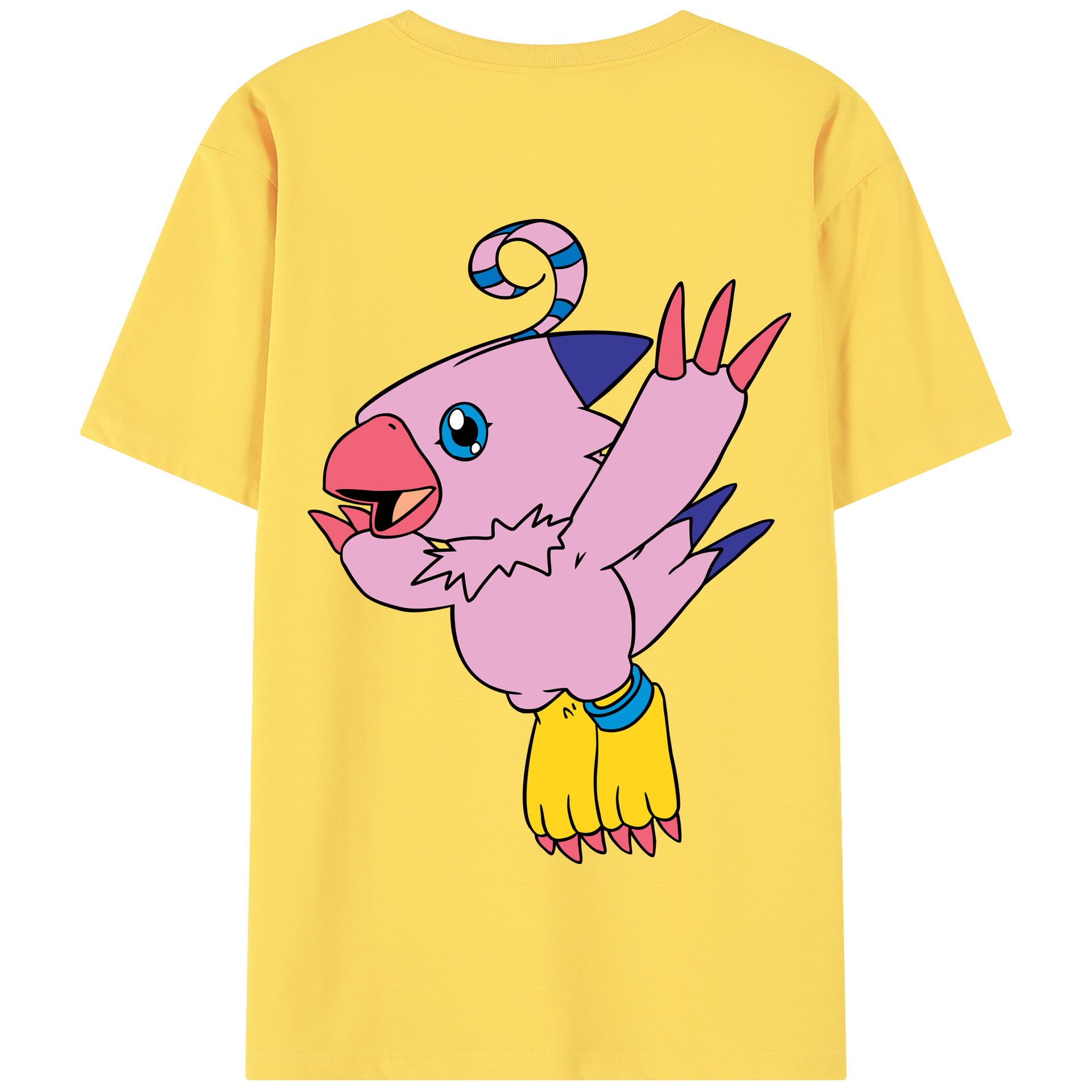 （画像用） Digimon デジタルモンスター/デジモン 綿100％半袖Tシャツ（背面プリント）