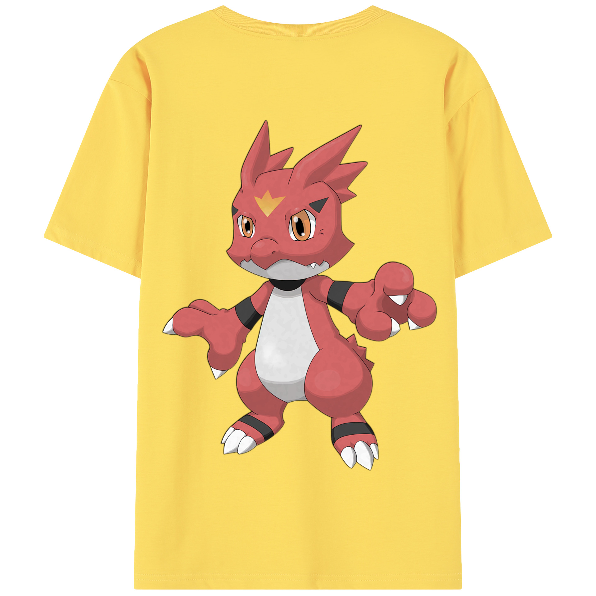 （画像用） Digimon デジタルモンスター/デジモン 綿100％半袖Tシャツ（背面プリント）