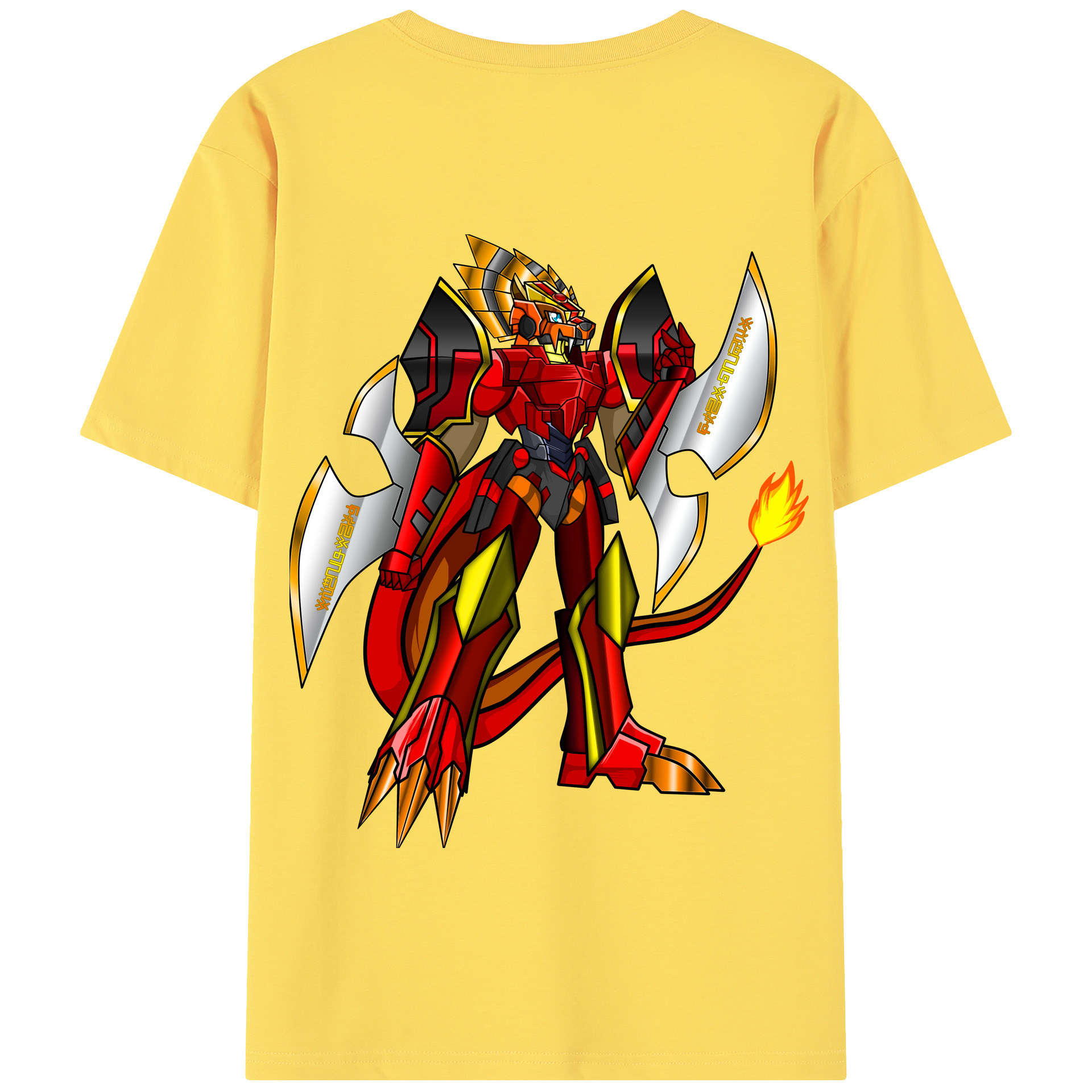 （画像用） Digimon デジタルモンスター/デジモン 綿100％半袖Tシャツ（背面プリント）