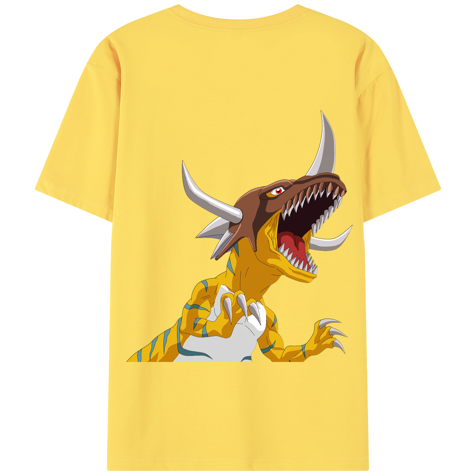 （画像用） Digimon デジタルモンスター/デジモン 綿100％半袖Tシャツ（背面プリント）