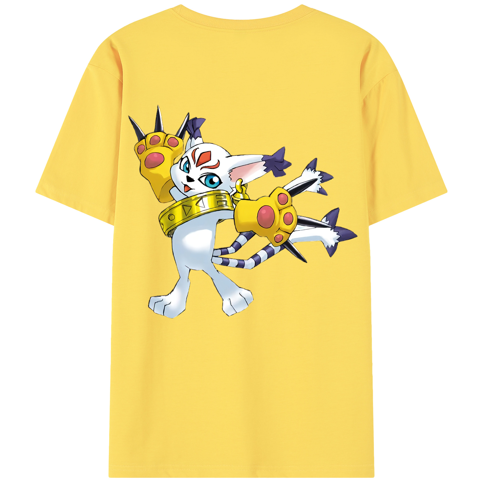 （画像用） Digimon デジタルモンスター/デジモン 綿100％半袖Tシャツ（背面プリント）