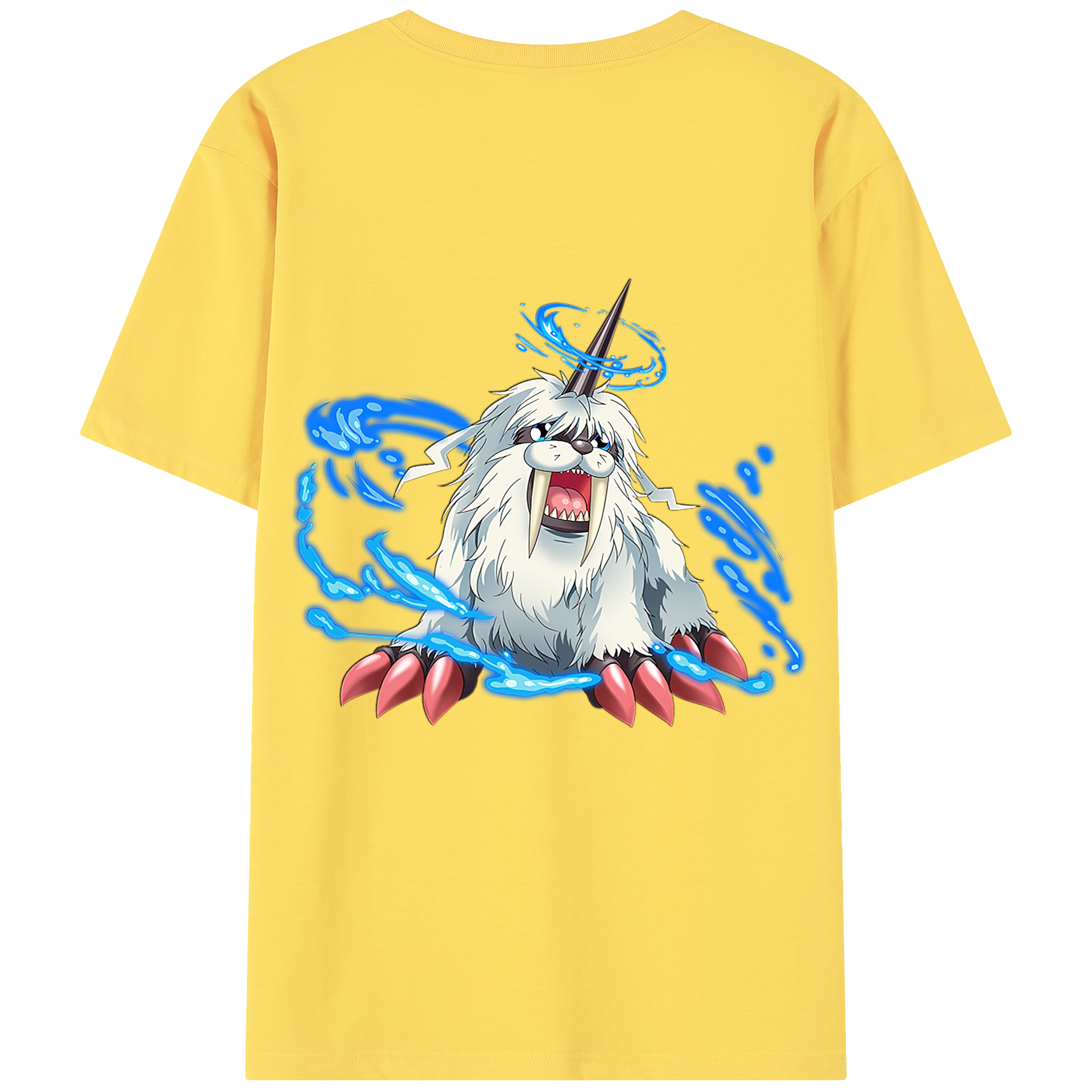 （画像用） Digimon デジタルモンスター/デジモン 綿100％半袖Tシャツ（背面プリント）