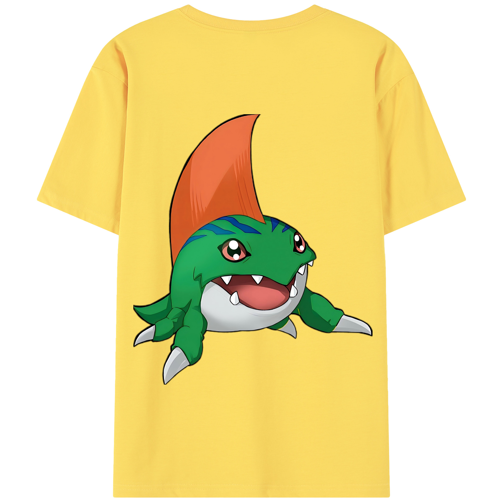 （画像用） Digimon デジタルモンスター/デジモン 綿100％半袖Tシャツ（背面プリント）