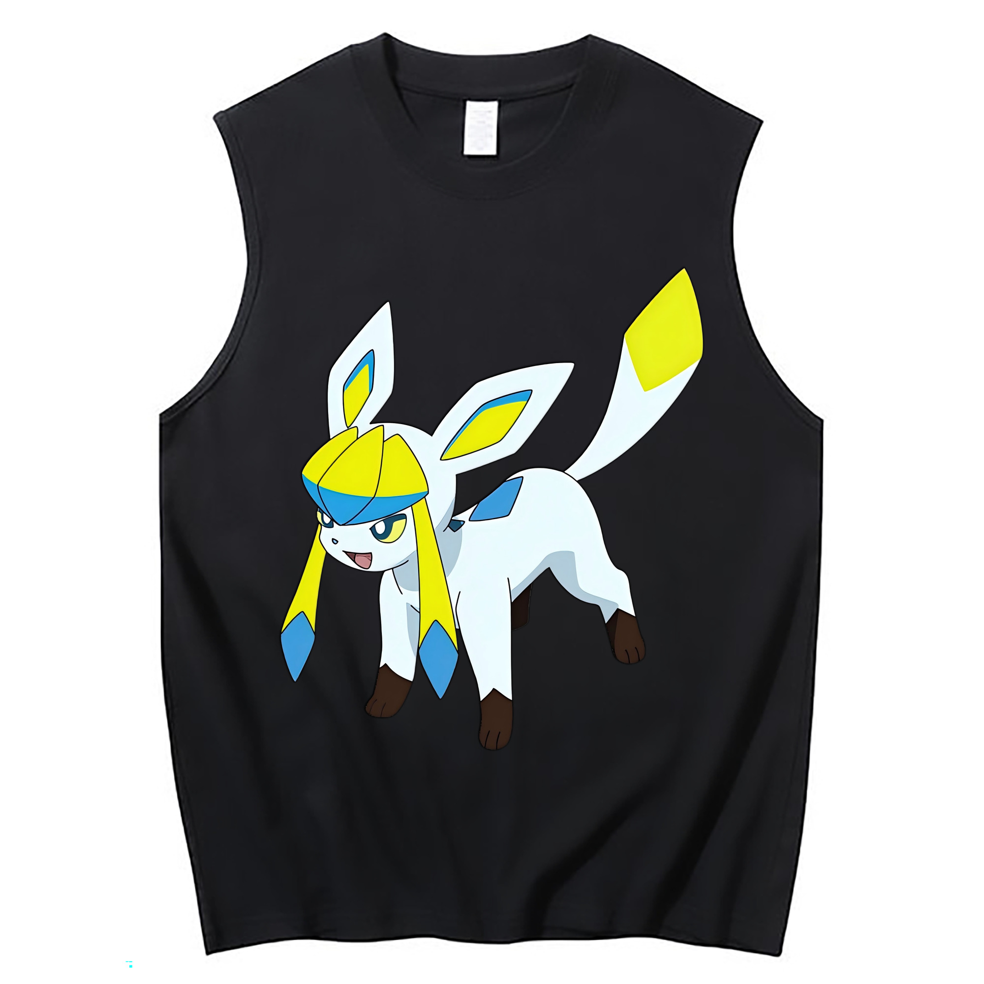 （画像用） Digimon デジタルモンスター/デジモン コットン100％タンクトップ（フロントプリント）