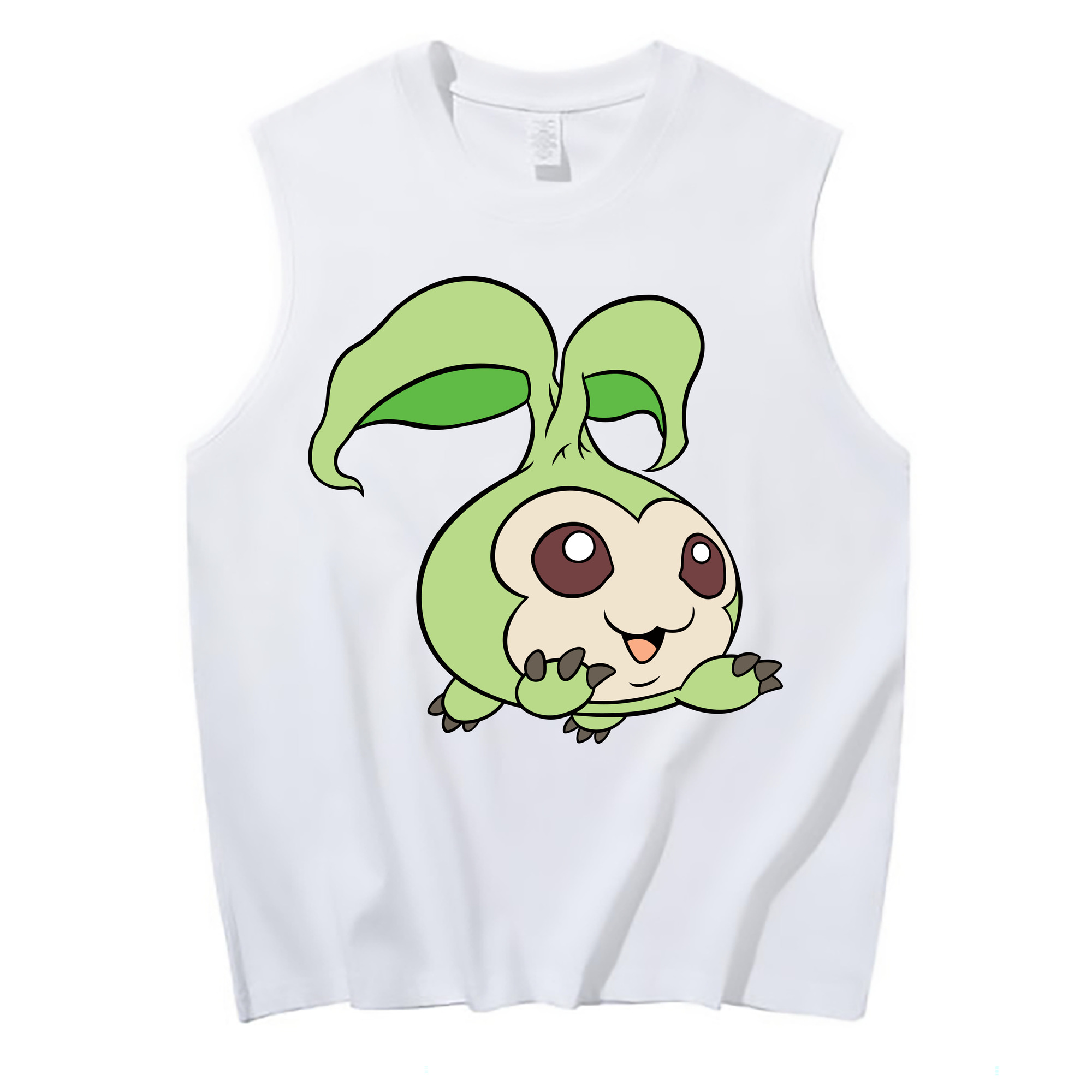 （画像用） Digimon デジタルモンスター/デジモン コットン100％タンクトップ（フロントプリント）