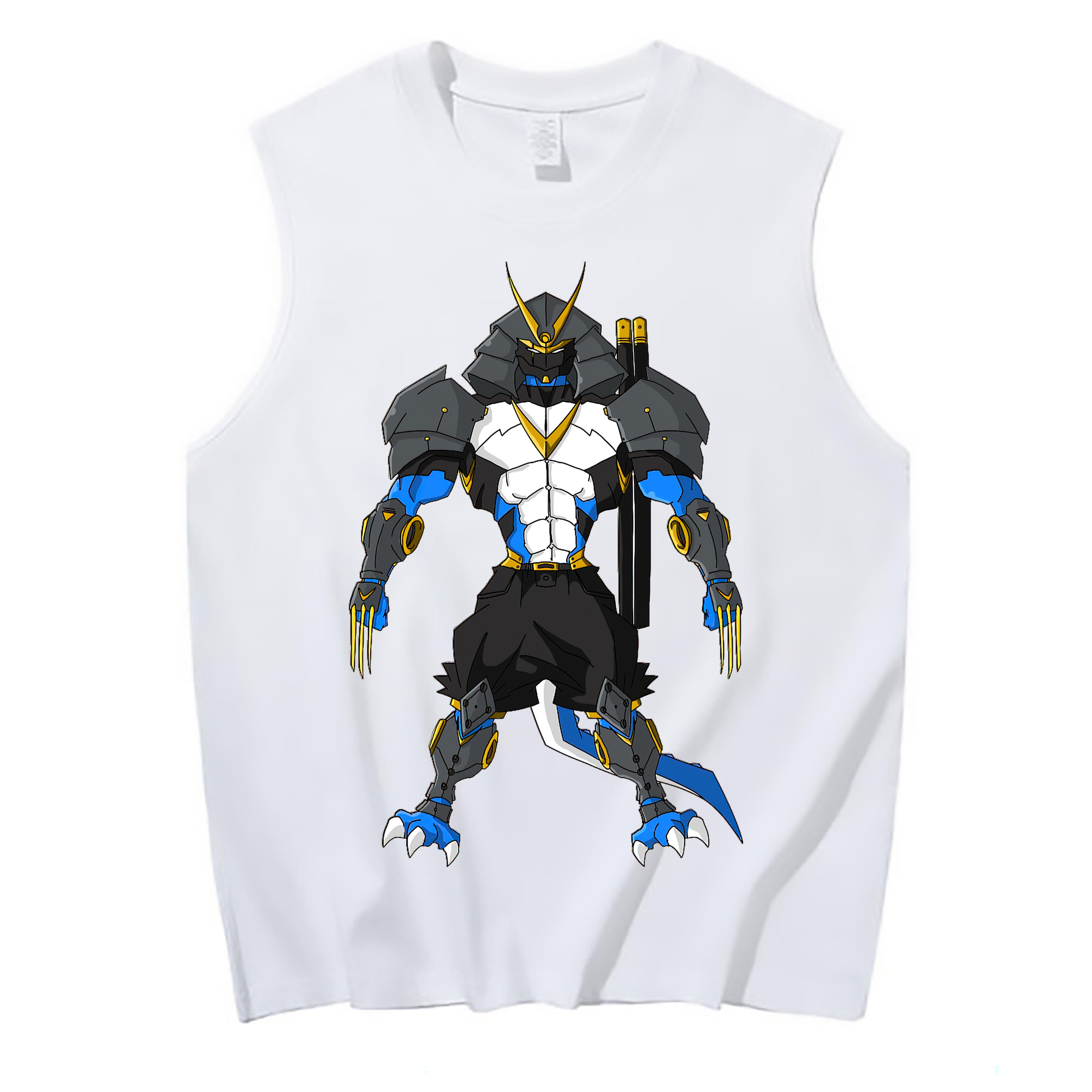 （画像用） Digimon デジタルモンスター/デジモン コットン100％タンクトップ（フロントプリント）
