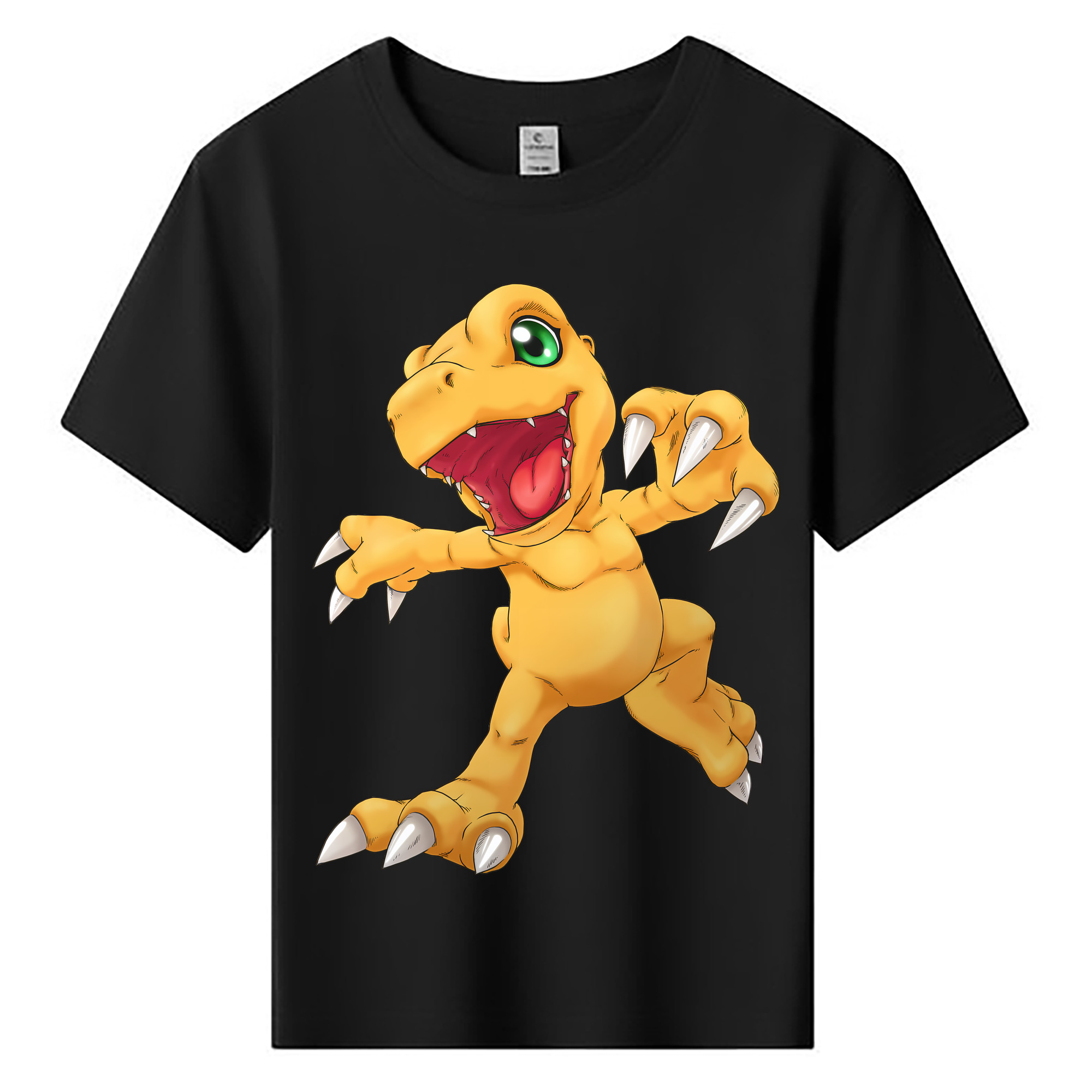 （画像用） Digimon デジタルモンスター/デジモン 綿100％キッズTシャツ（フロントプリント）