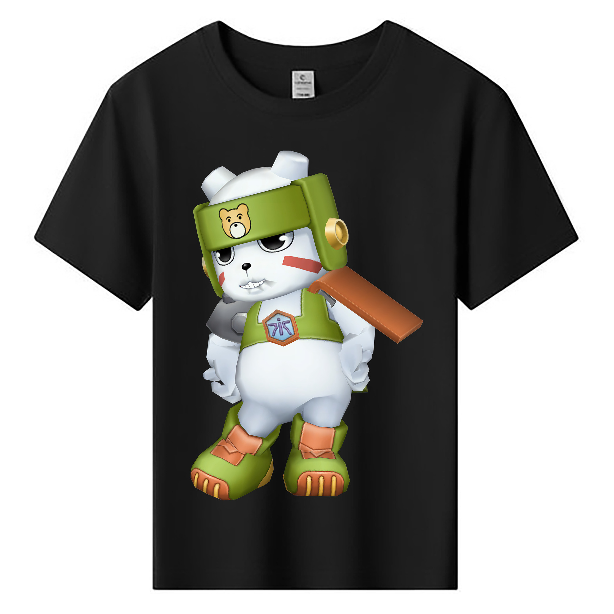 （画像用） Digimon デジタルモンスター/デジモン 綿100％キッズTシャツ（フロントプリント）
