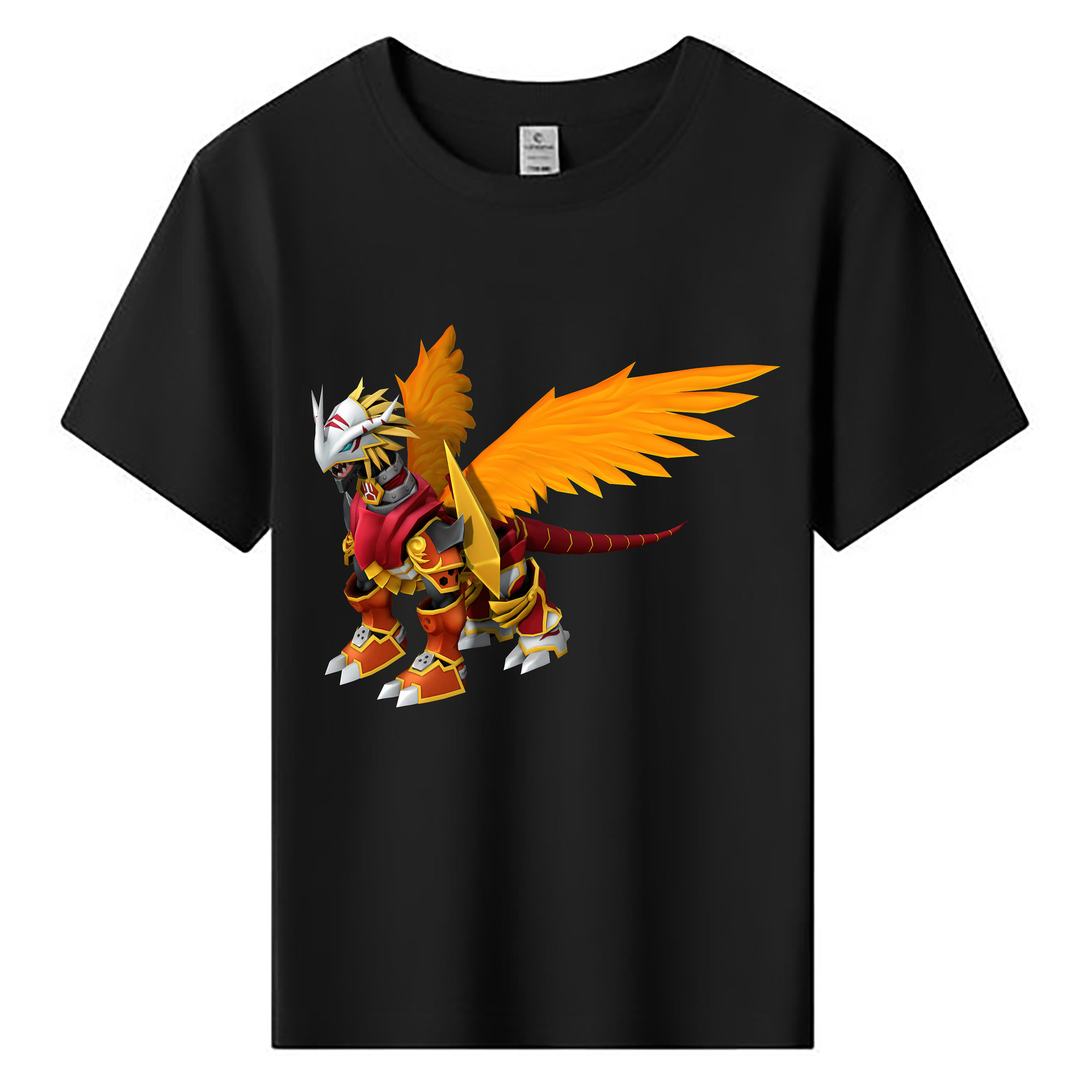 （画像用） Digimon デジタルモンスター/デジモン 綿100％キッズTシャツ（フロントプリント）