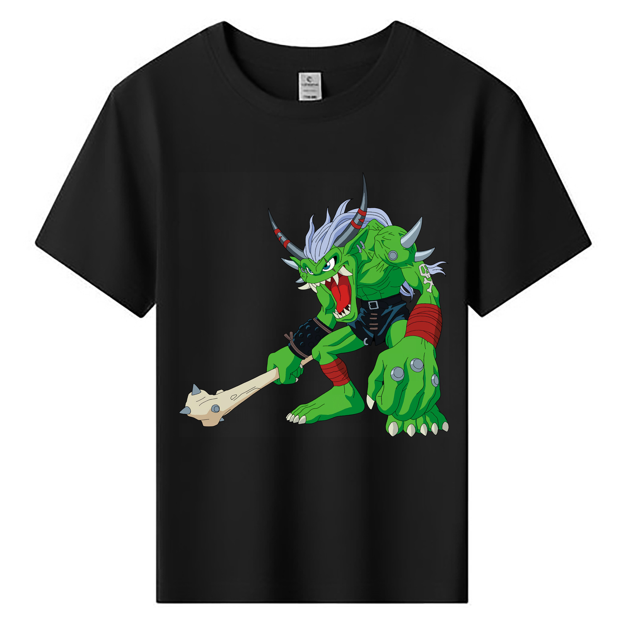 （画像用） Digimon デジタルモンスター/デジモン 綿100％キッズTシャツ（フロントプリント）