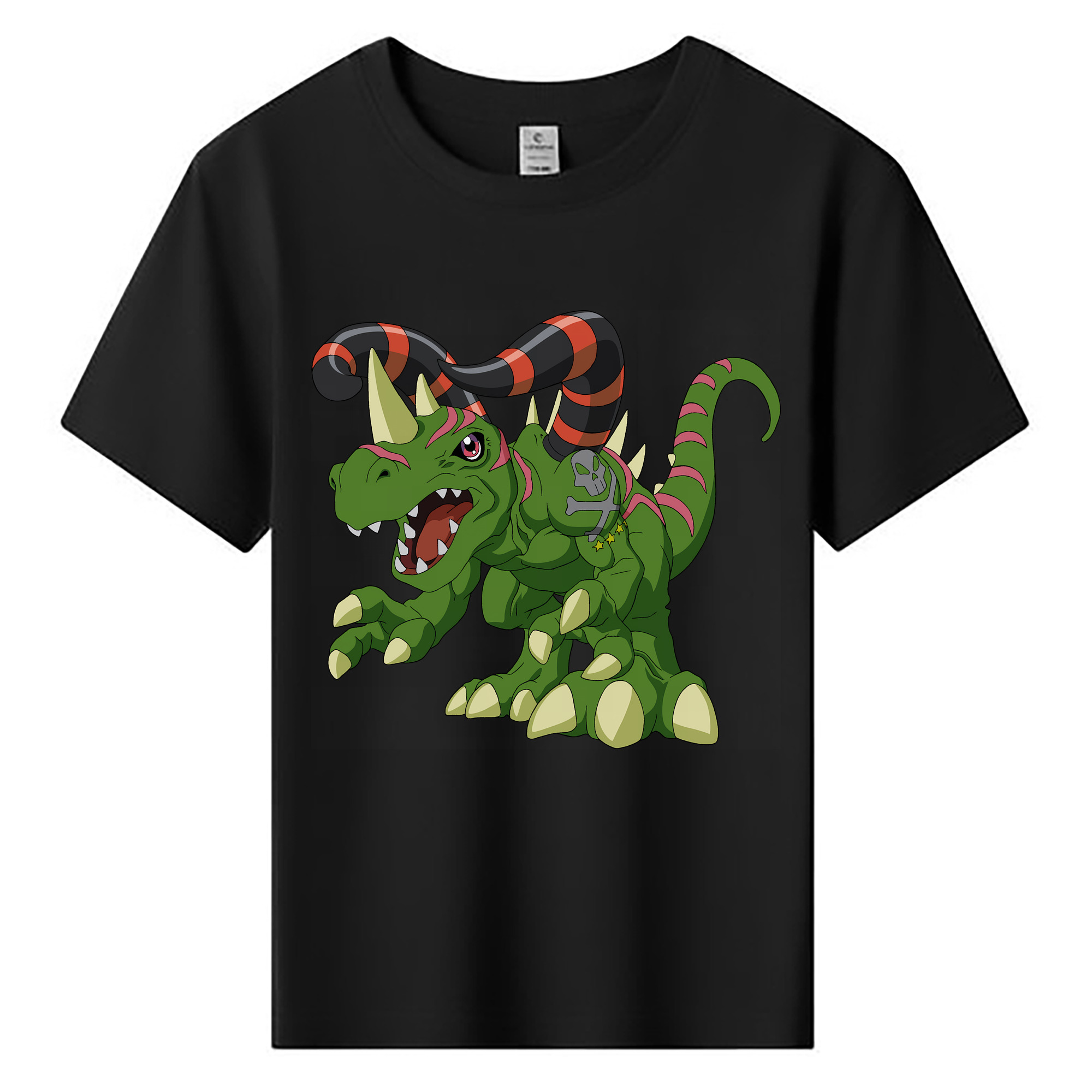 （画像用） Digimon デジタルモンスター/デジモン 綿100％キッズTシャツ（フロントプリント）
