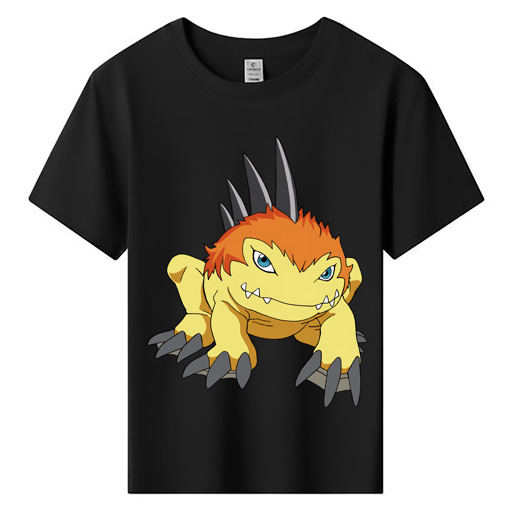 （画像用） Digimon デジタルモンスター/デジモン 綿100％キッズTシャツ（フロントプリント）