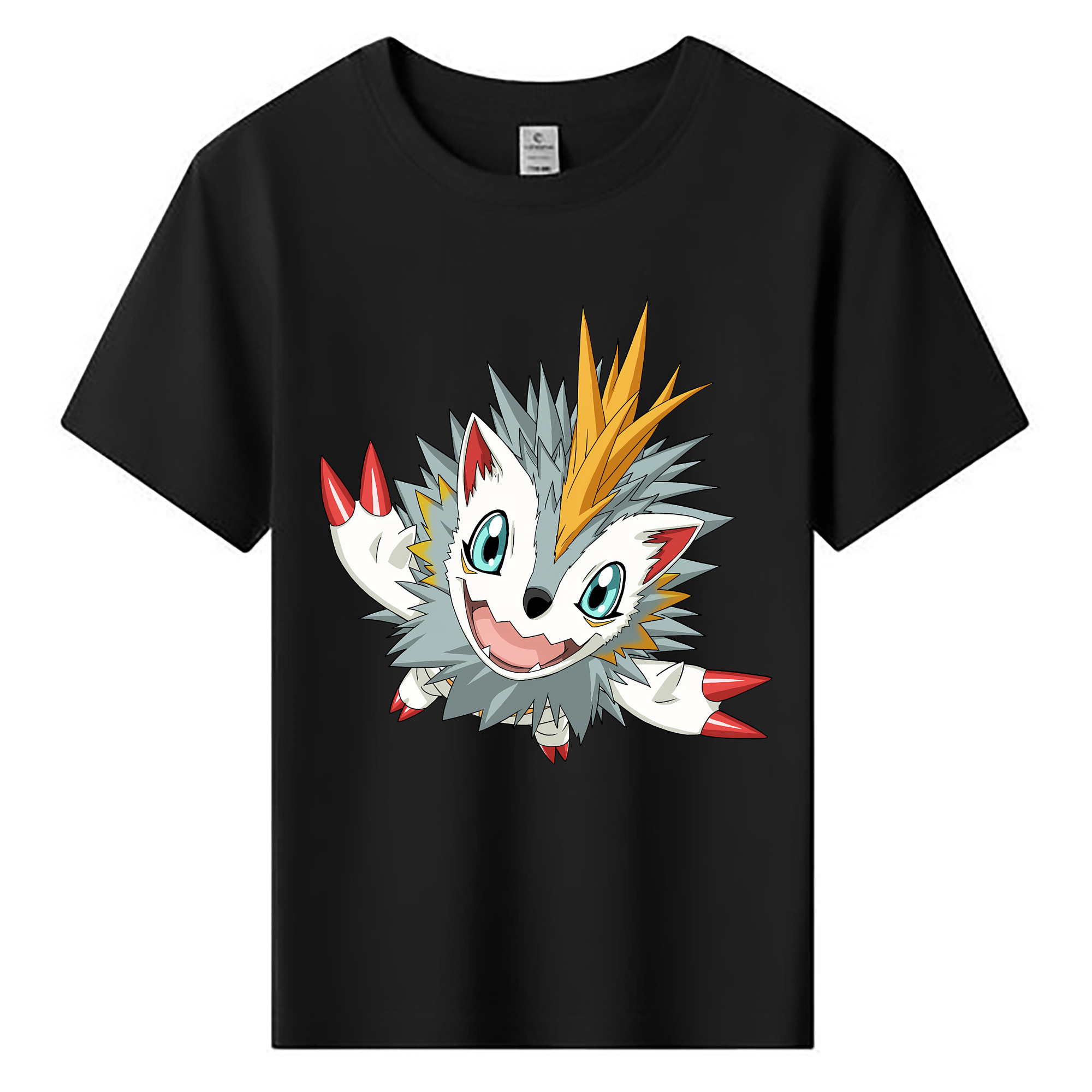 （画像用） Digimon デジタルモンスター/デジモン 綿100％キッズTシャツ（フロントプリント）