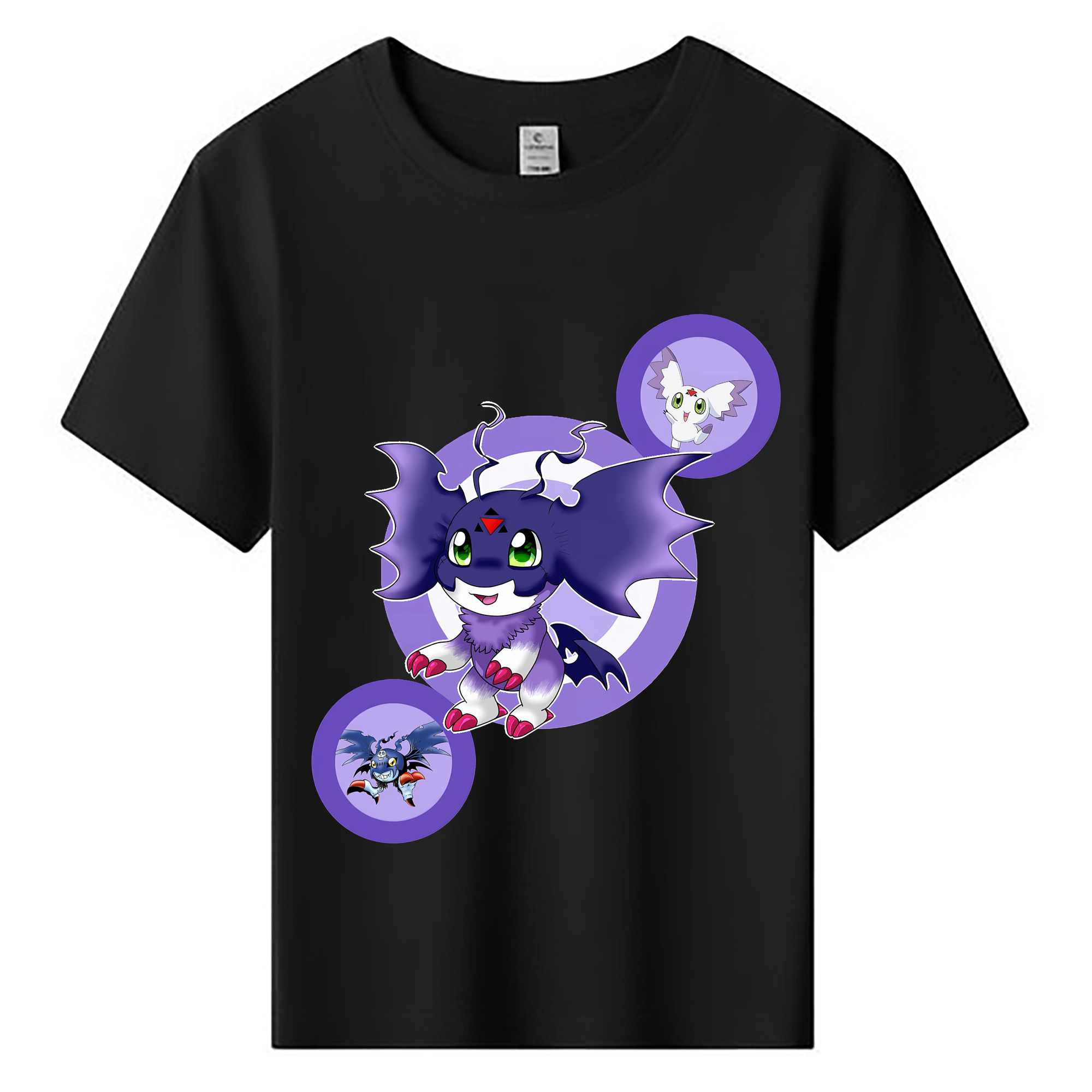 （画像用） Digimon デジタルモンスター/デジモン 綿100％キッズTシャツ（フロントプリント）
