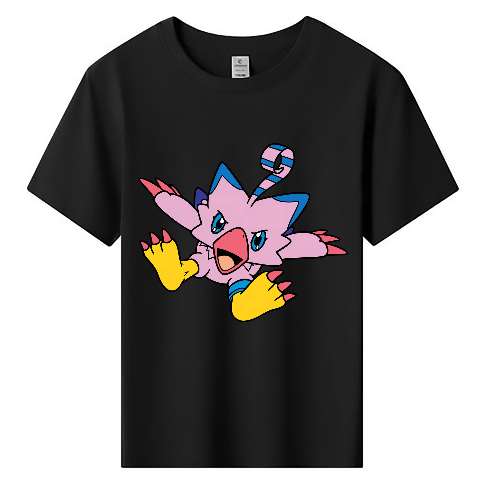 （画像用） Digimon デジタルモンスター/デジモン 綿100％キッズTシャツ（フロントプリント）