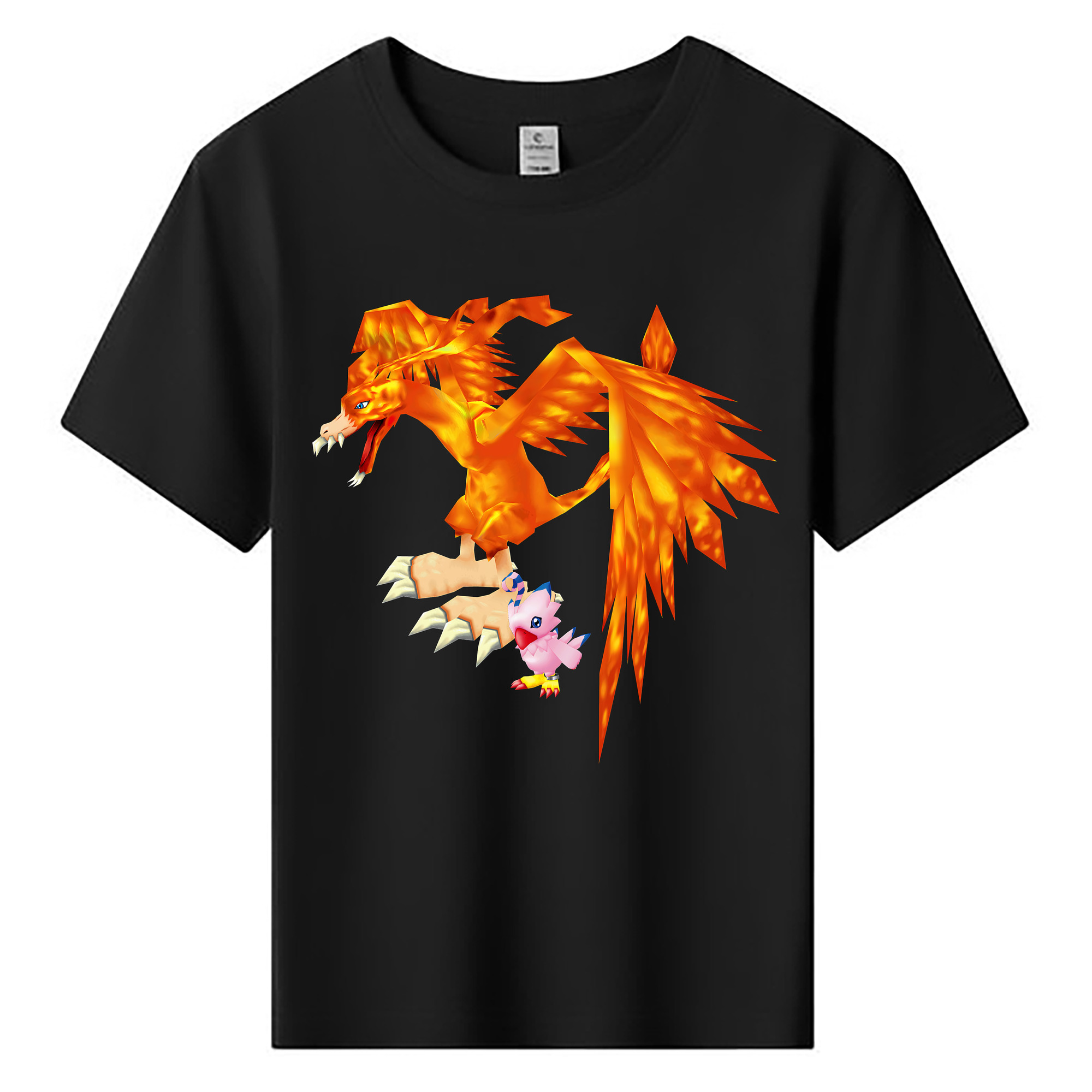 （画像用） Digimon デジタルモンスター/デジモン 綿100％キッズTシャツ（フロントプリント）