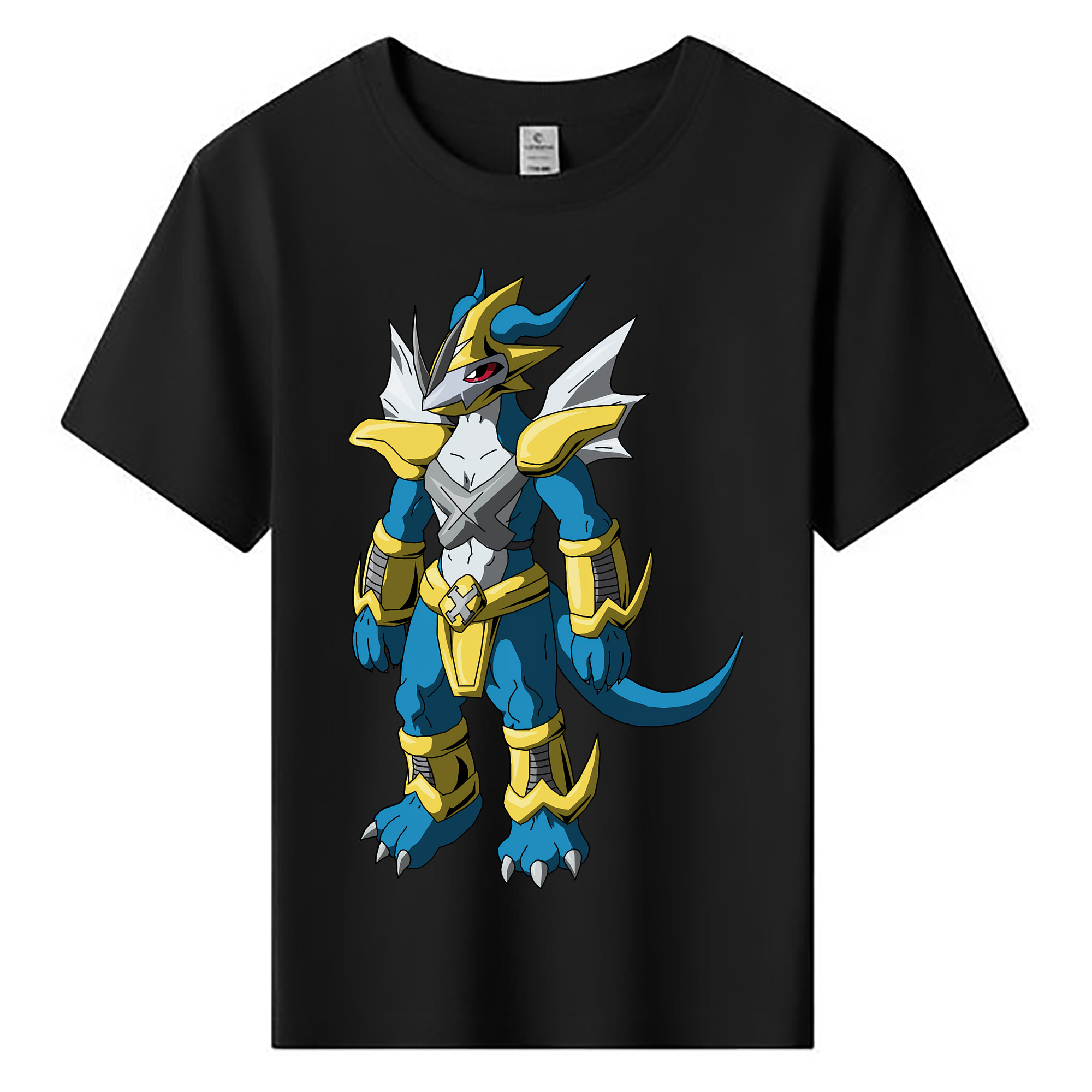 （画像用） Digimon デジタルモンスター/デジモン 綿100％キッズTシャツ（フロントプリント）