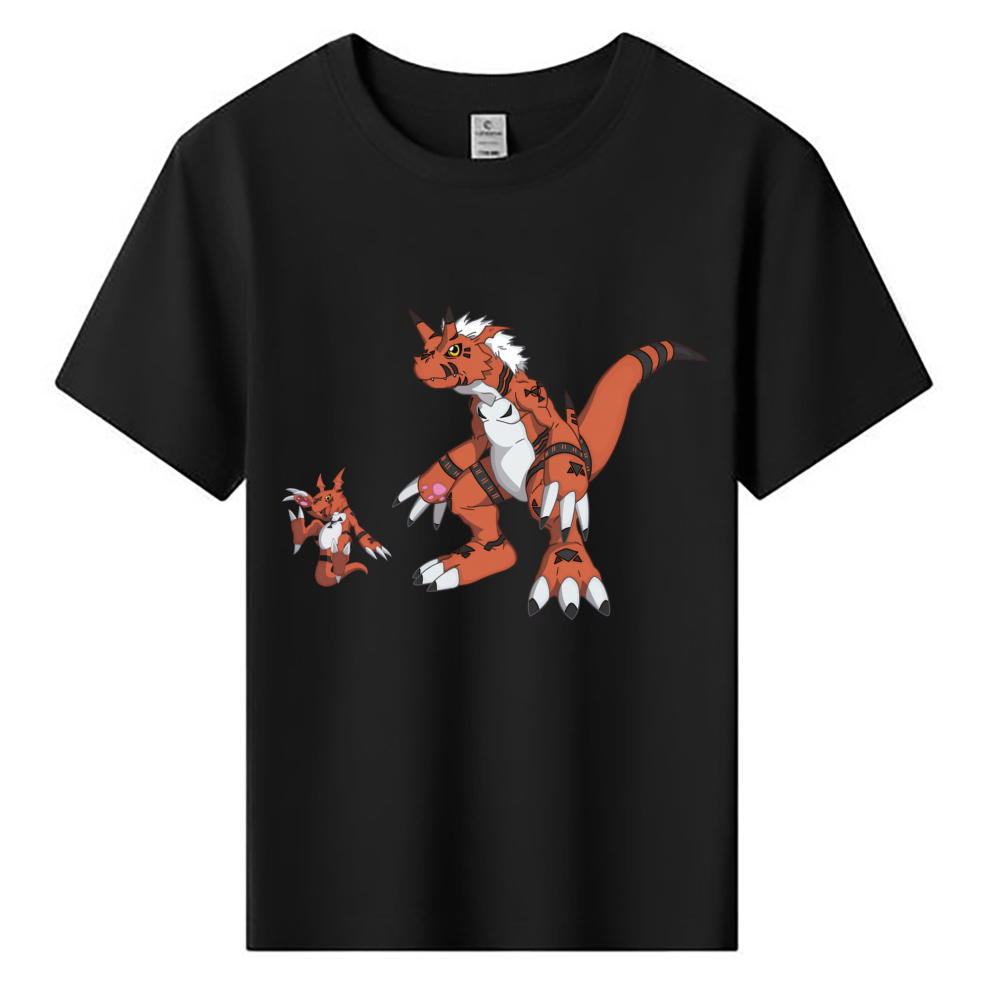 （画像用） Digimon デジタルモンスター/デジモン 綿100％キッズTシャツ（フロントプリント）