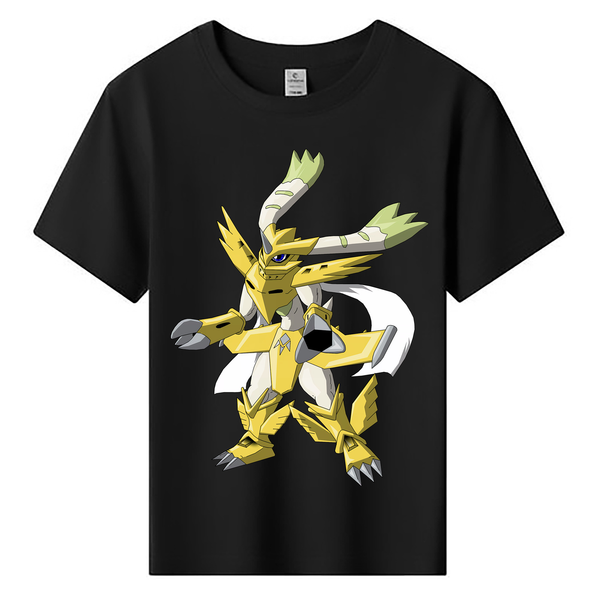 （画像用） Digimon デジタルモンスター/デジモン 綿100％キッズTシャツ（フロントプリント）