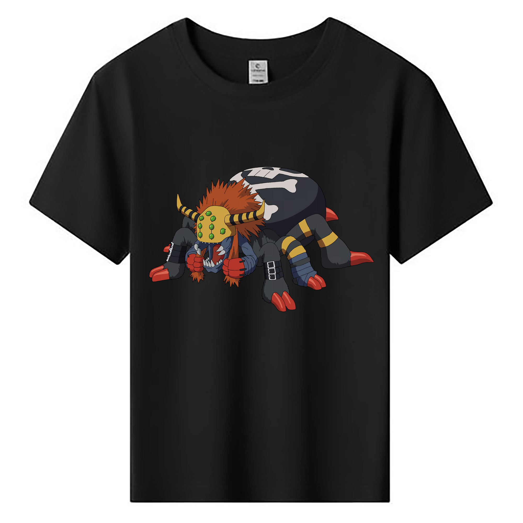 （画像用） Digimon デジタルモンスター/デジモン 綿100％キッズTシャツ（フロントプリント）