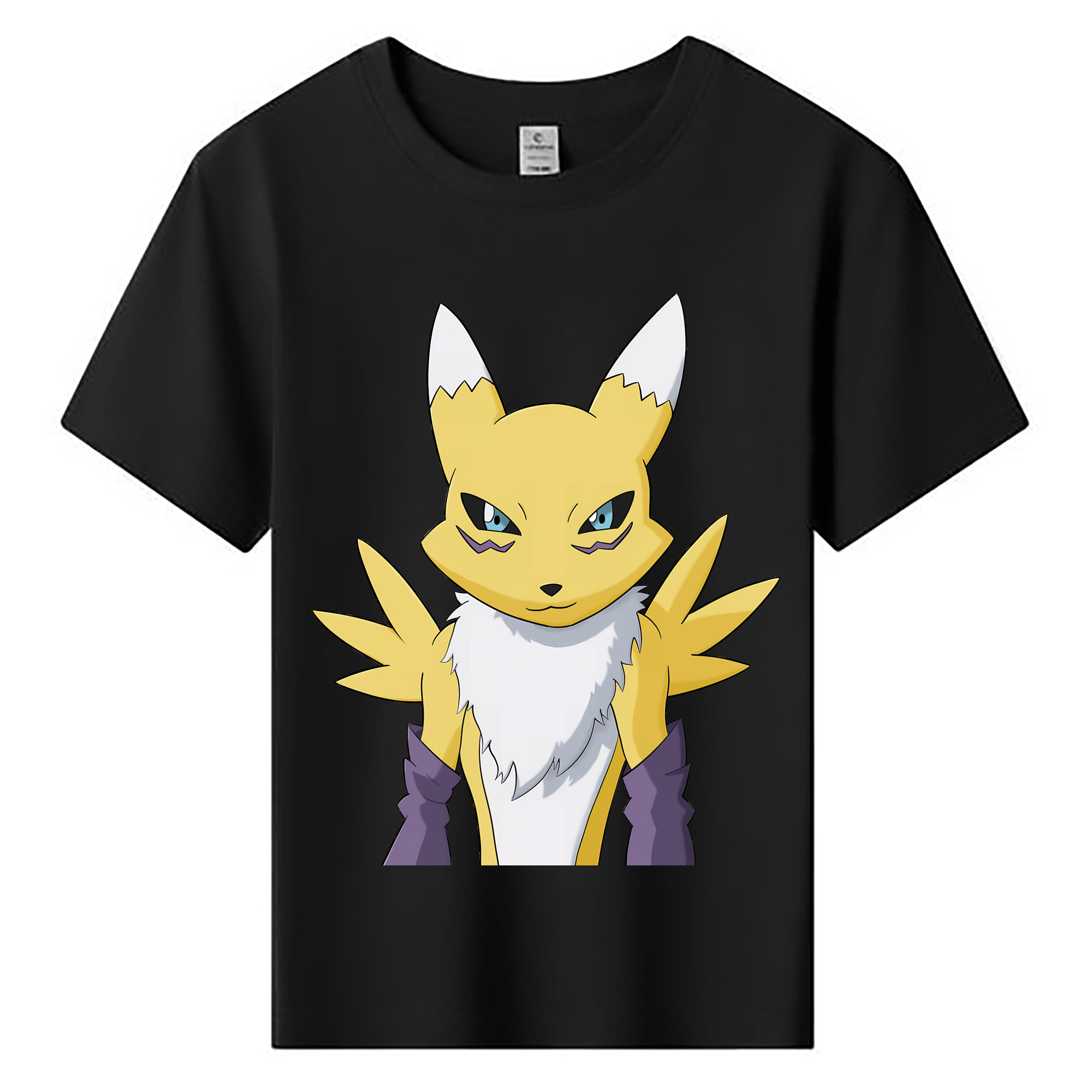 （画像用） Digimon デジタルモンスター/デジモン 綿100％キッズTシャツ（フロントプリント）