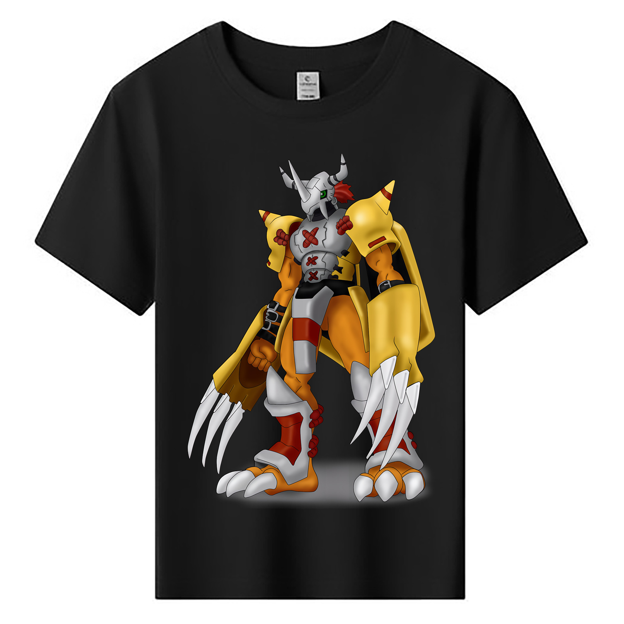 （画像用） Digimon デジタルモンスター/デジモン 綿100％キッズTシャツ（フロントプリント）