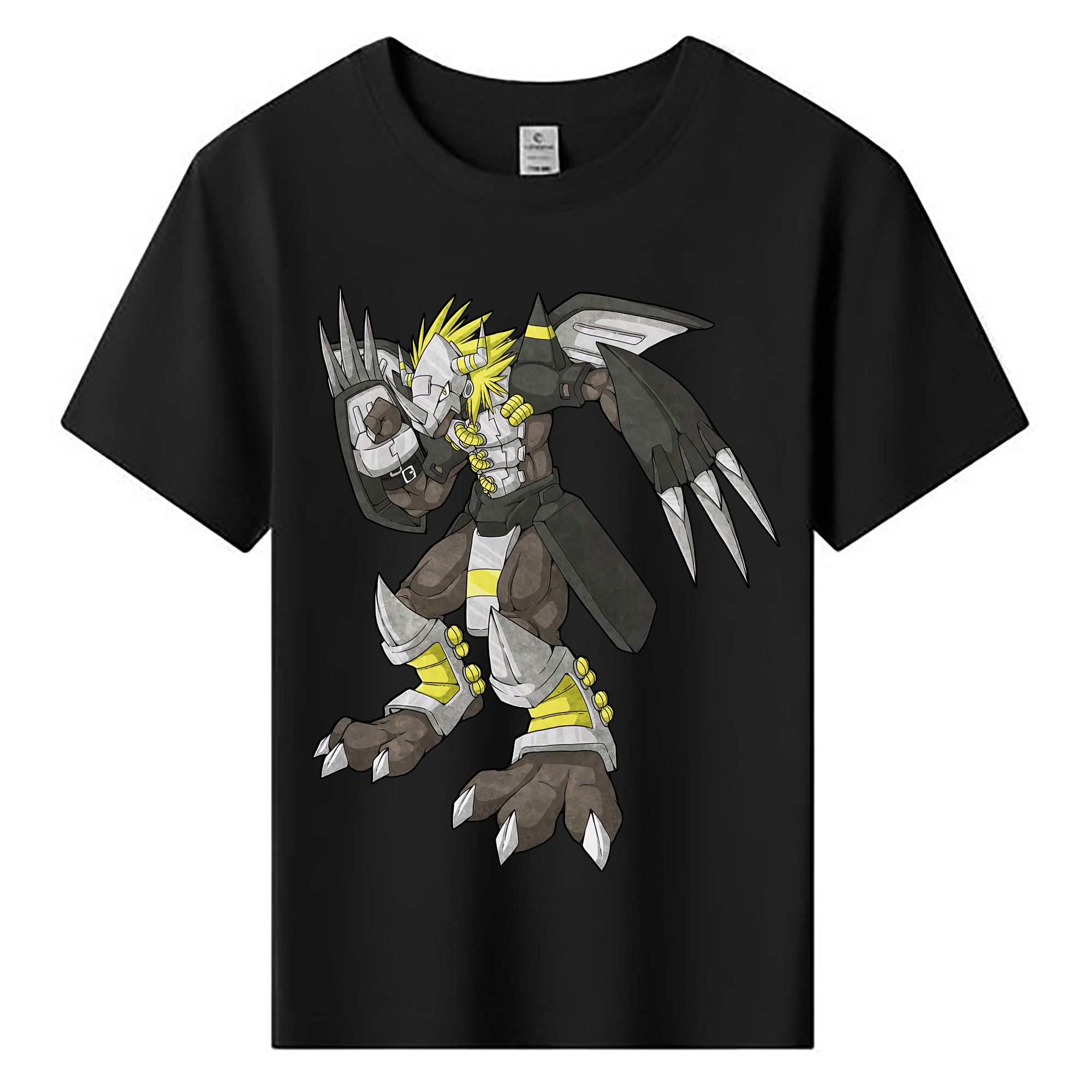 （画像用） Digimon デジタルモンスター/デジモン 綿100％キッズTシャツ（フロントプリント）