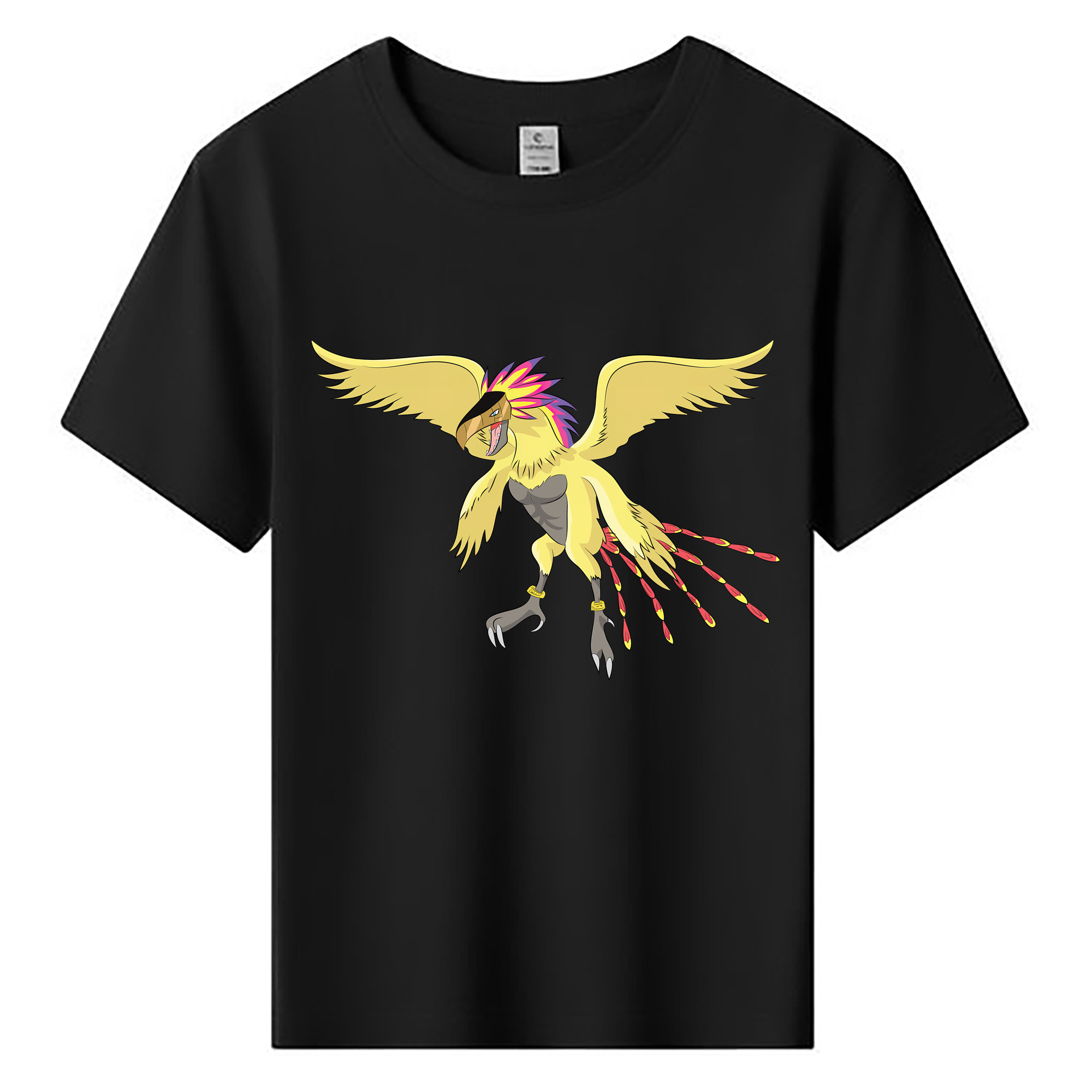 （画像用） Digimon デジタルモンスター/デジモン 綿100％キッズTシャツ（フロントプリント）