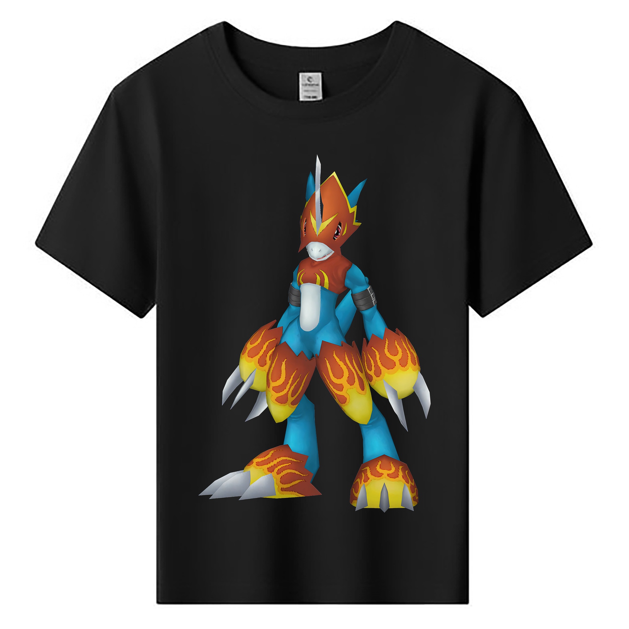 （画像用） Digimon デジタルモンスター/デジモン 綿100％キッズTシャツ（フロントプリント）