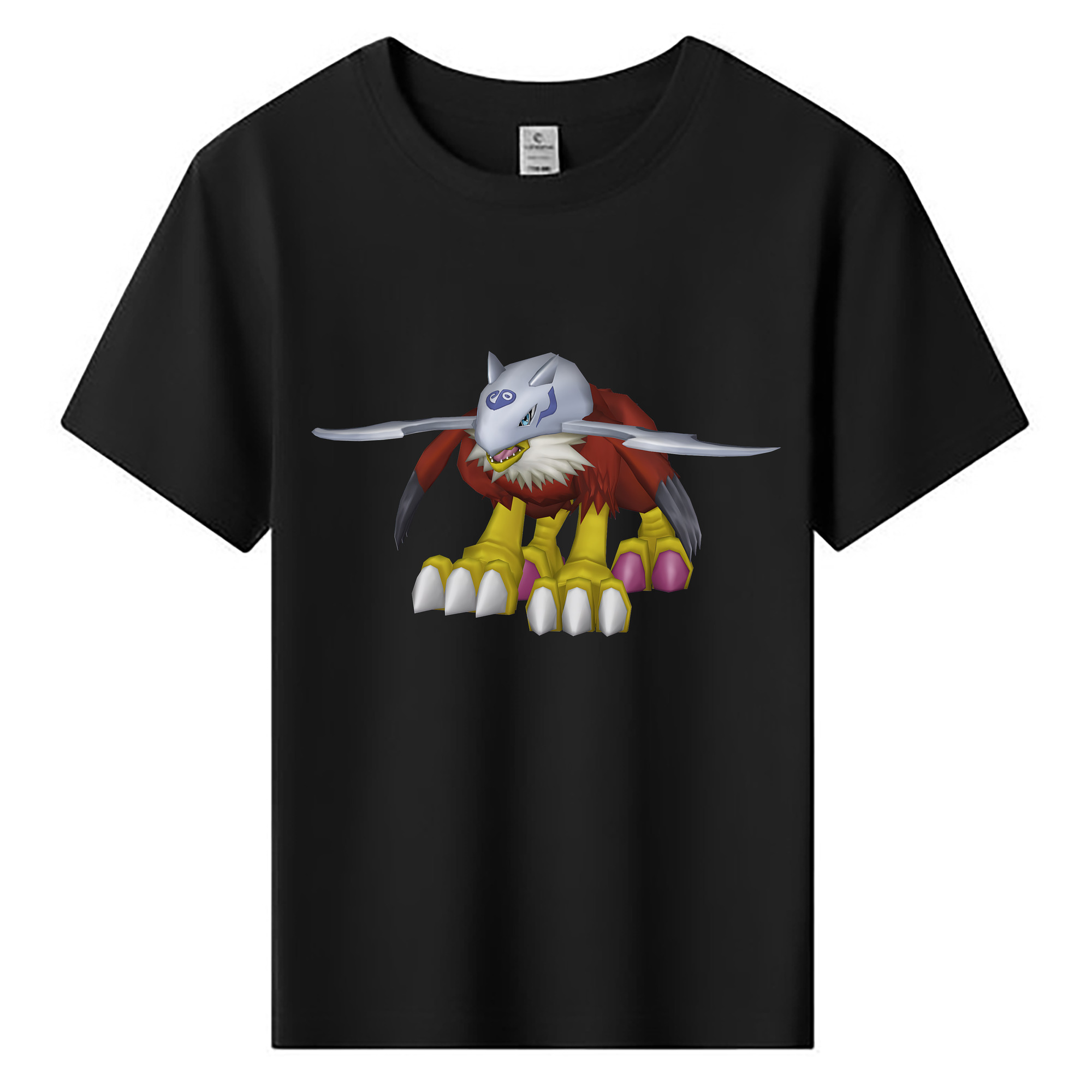 （画像用） Digimon デジタルモンスター/デジモン 綿100％キッズTシャツ（フロントプリント）