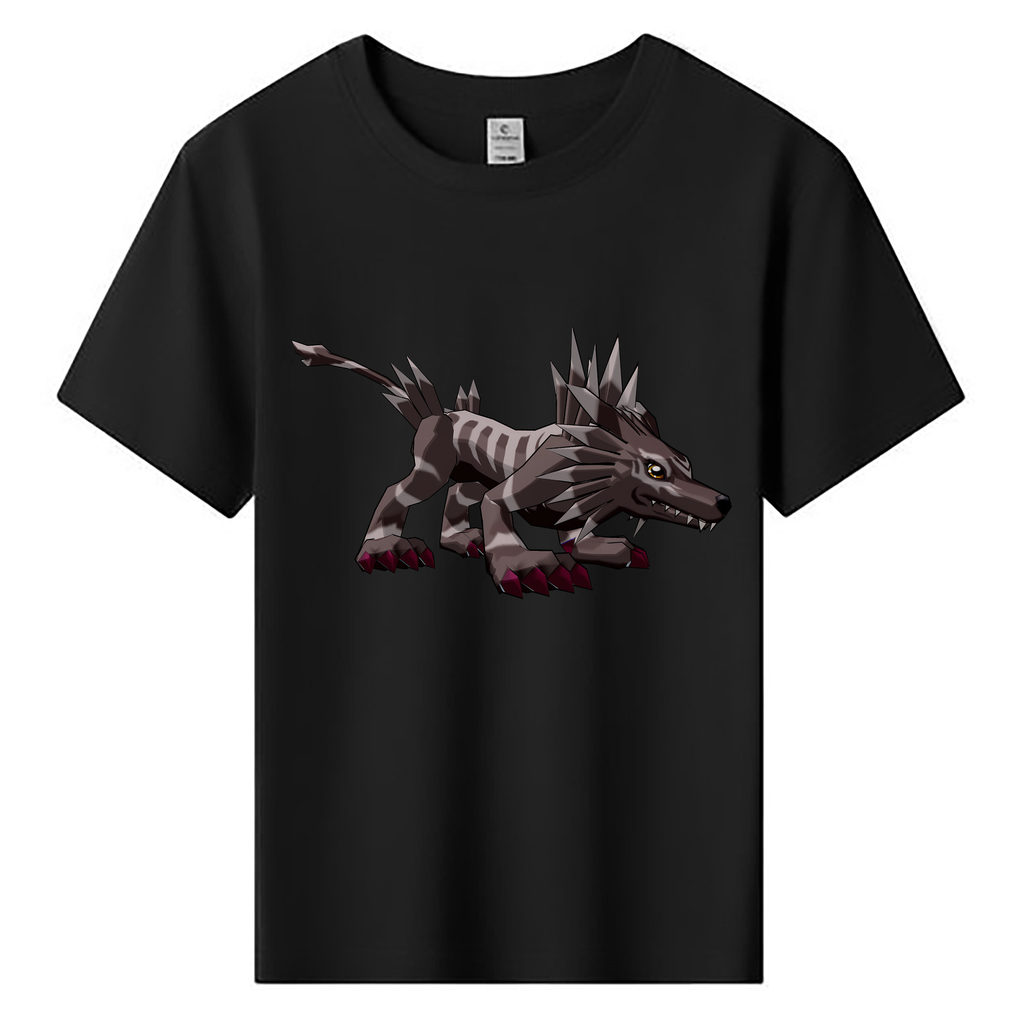 （画像用） Digimon デジタルモンスター/デジモン 綿100％キッズTシャツ（フロントプリント）