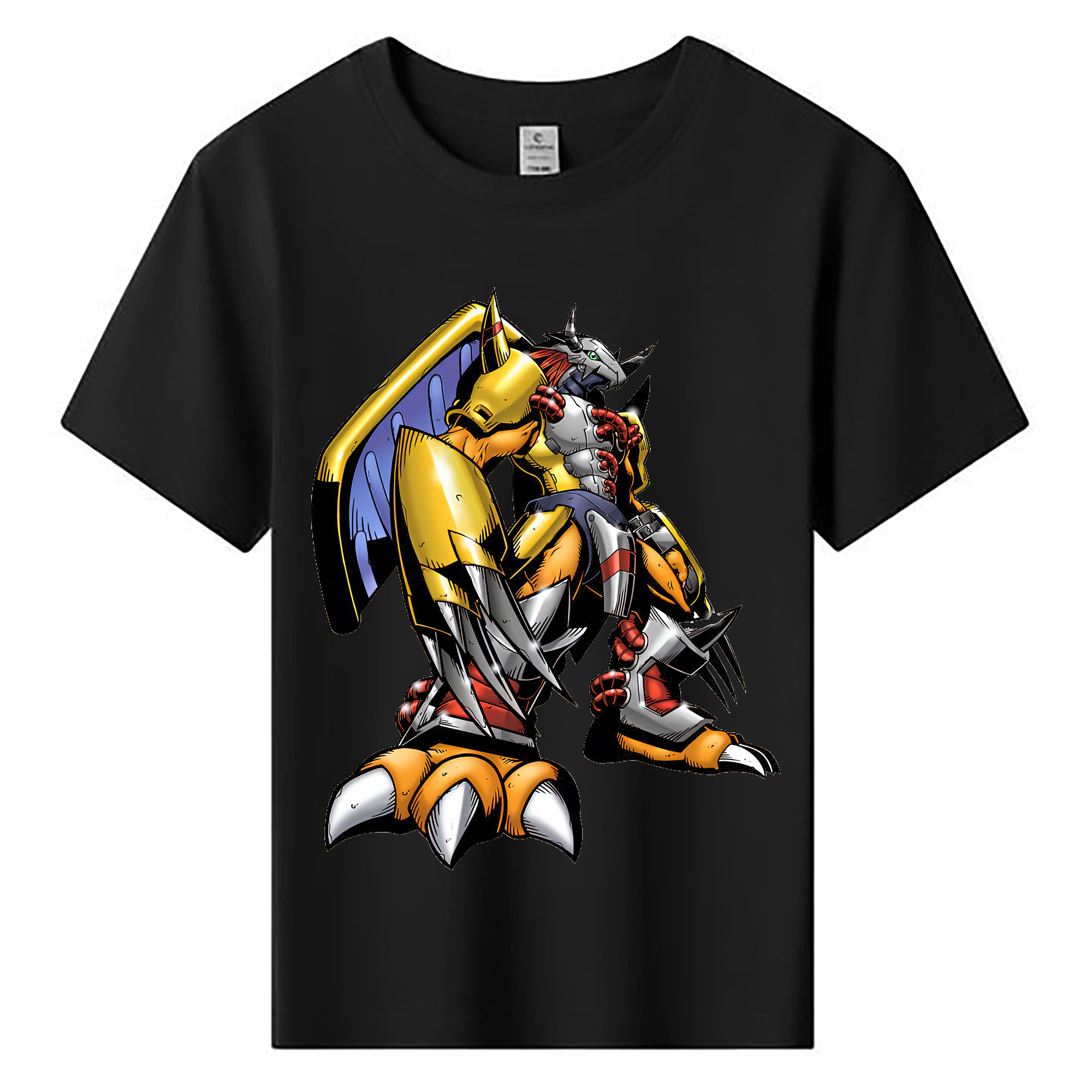 （画像用） Digimon デジタルモンスター/デジモン 綿100％キッズTシャツ（フロントプリント）