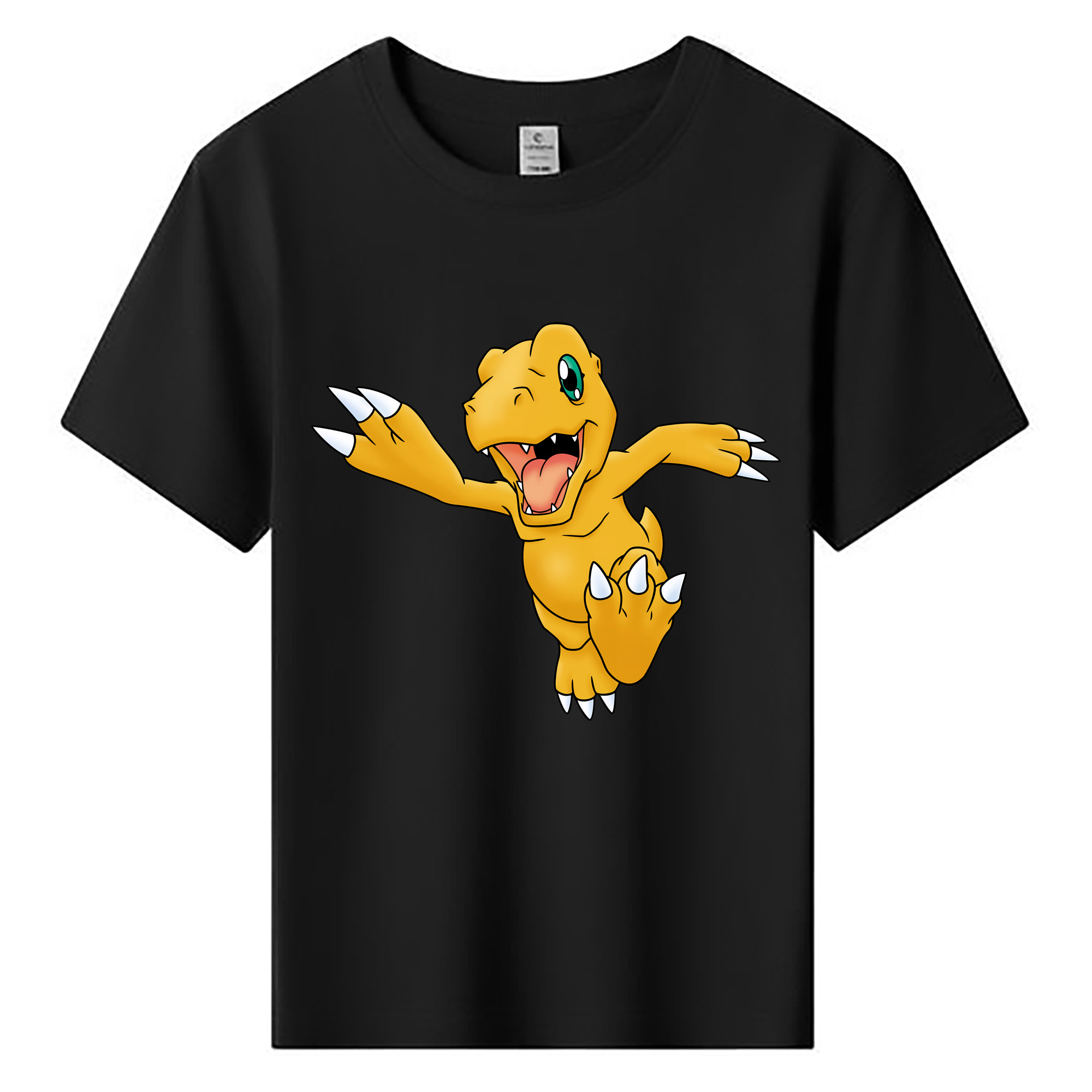 （画像用） Digimon デジタルモンスター/デジモン 綿100％キッズTシャツ（フロントプリント）