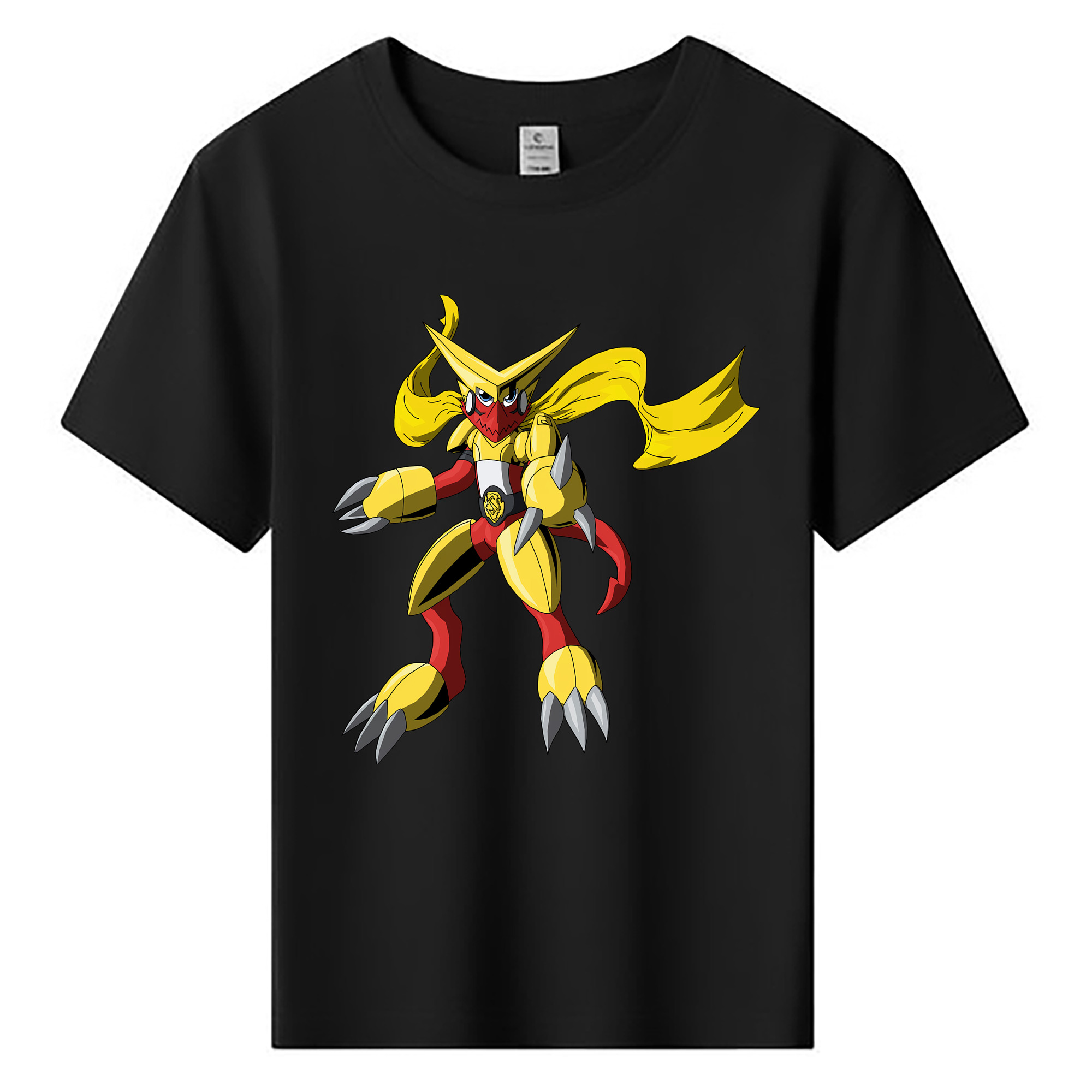 （画像用） Digimon デジタルモンスター/デジモン 綿100％キッズTシャツ（フロントプリント）