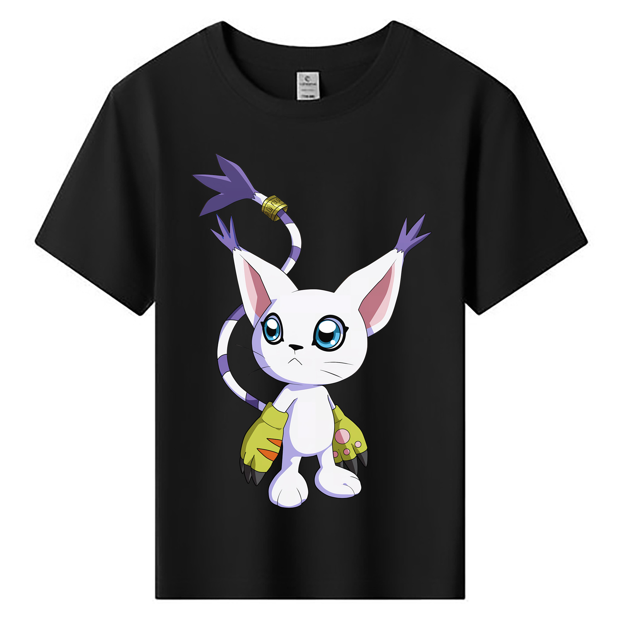 （画像用） Digimon デジタルモンスター/デジモン 綿100％キッズTシャツ（フロントプリント）