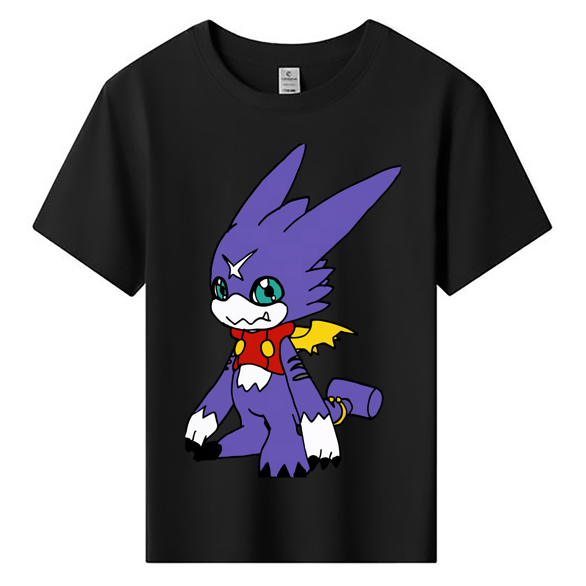 （画像用） Digimon デジタルモンスター/デジモン 綿100％キッズTシャツ（フロントプリント）
