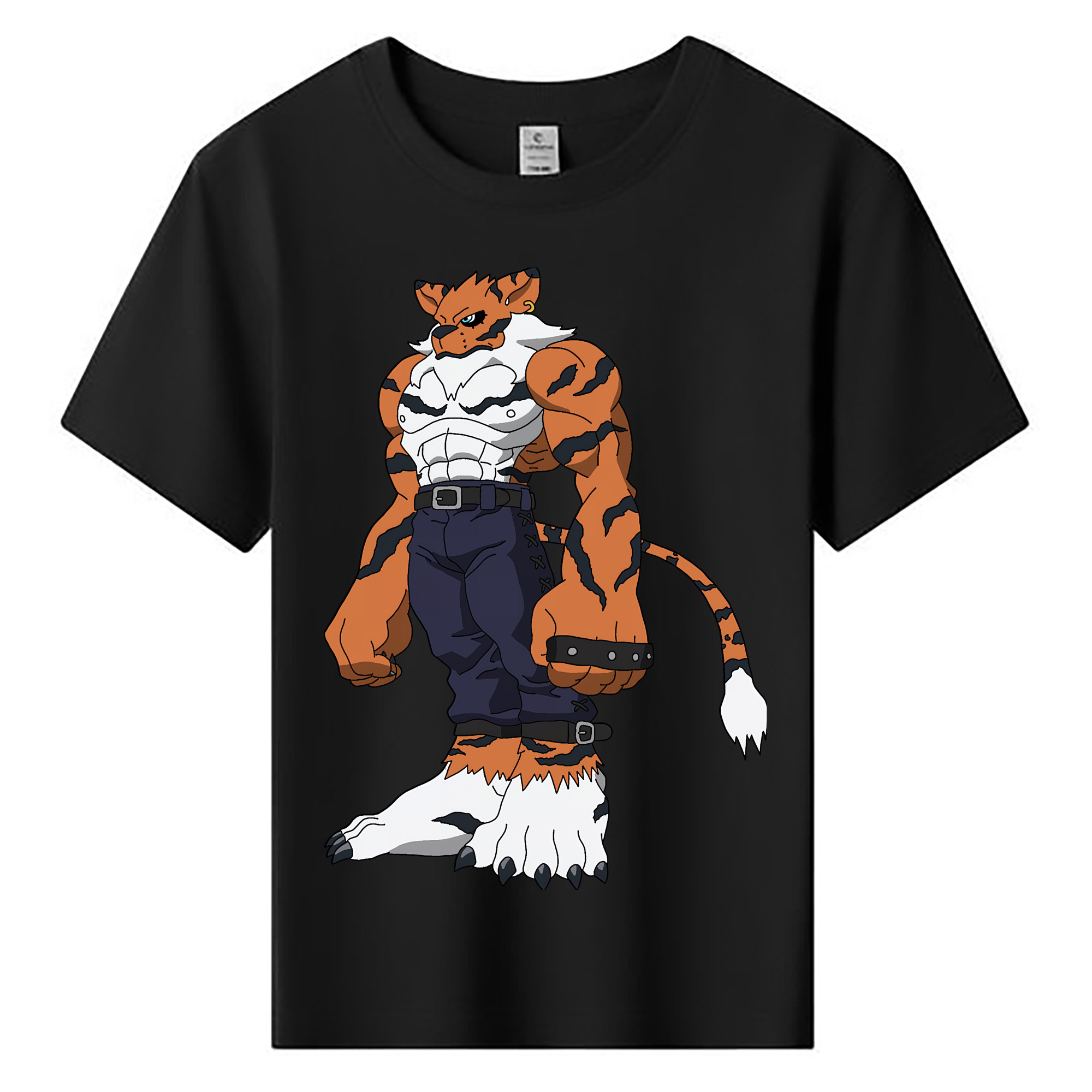 （画像用） Digimon デジタルモンスター/デジモン 綿100％キッズTシャツ（フロントプリント）