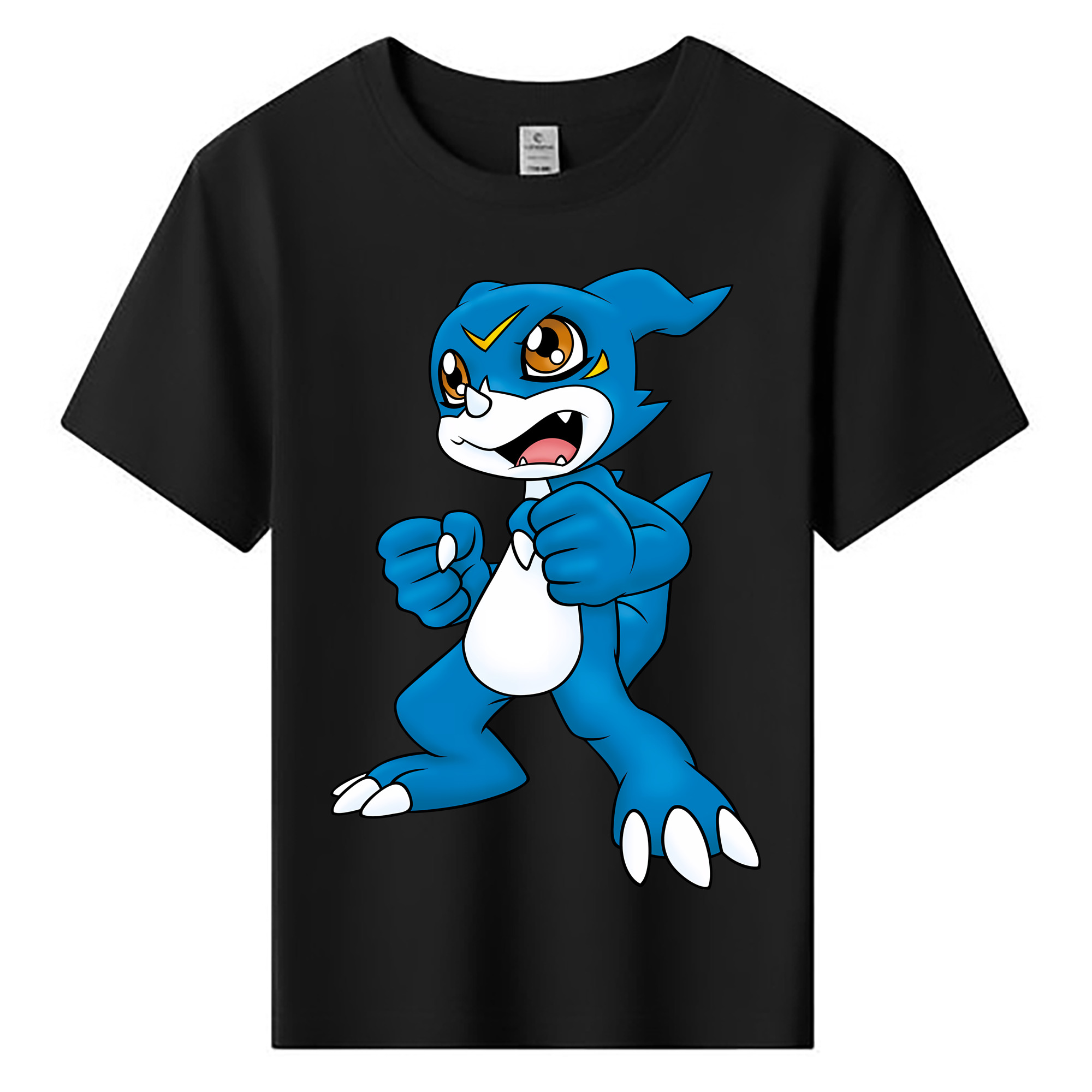 （画像用） Digimon デジタルモンスター/デジモン 綿100％キッズTシャツ（フロントプリント）