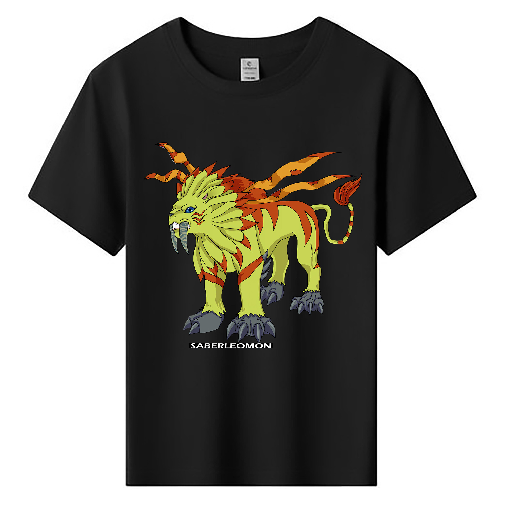 （画像用） Digimon デジタルモンスター/デジモン 綿100％キッズTシャツ（フロントプリント）