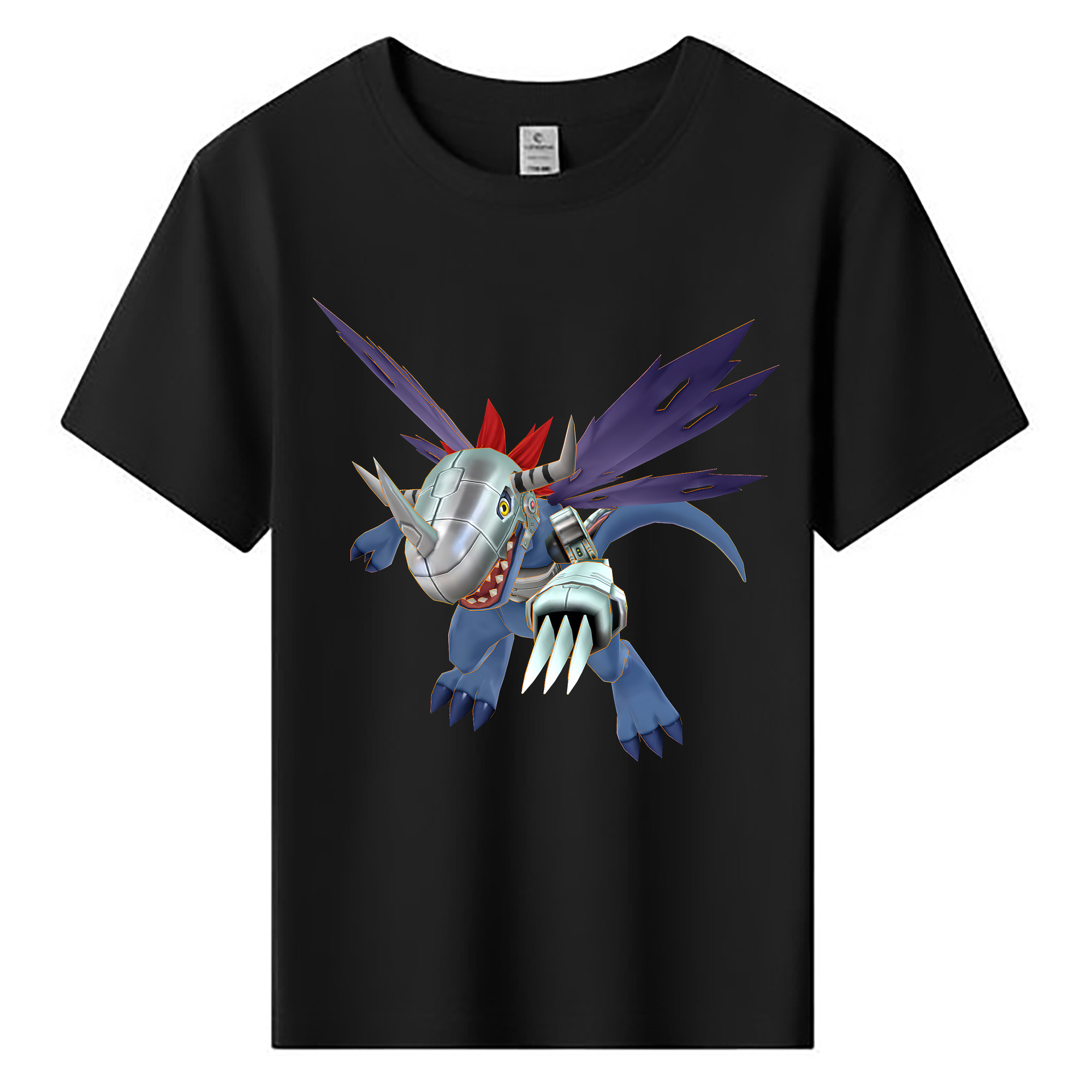 （画像用） Digimon デジタルモンスター/デジモン 綿100％キッズTシャツ（フロントプリント）