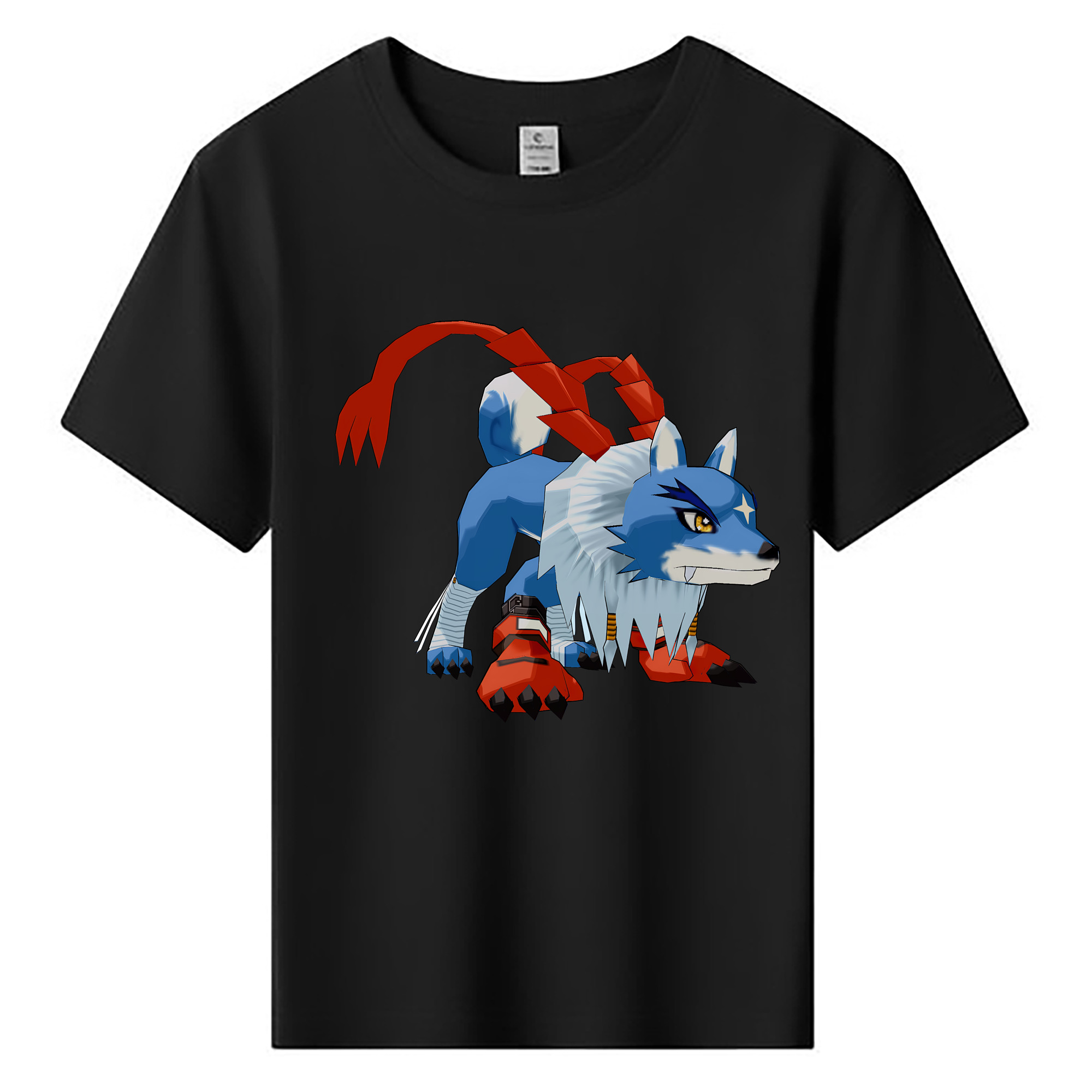 （画像用） Digimon デジタルモンスター/デジモン 綿100％キッズTシャツ（フロントプリント）