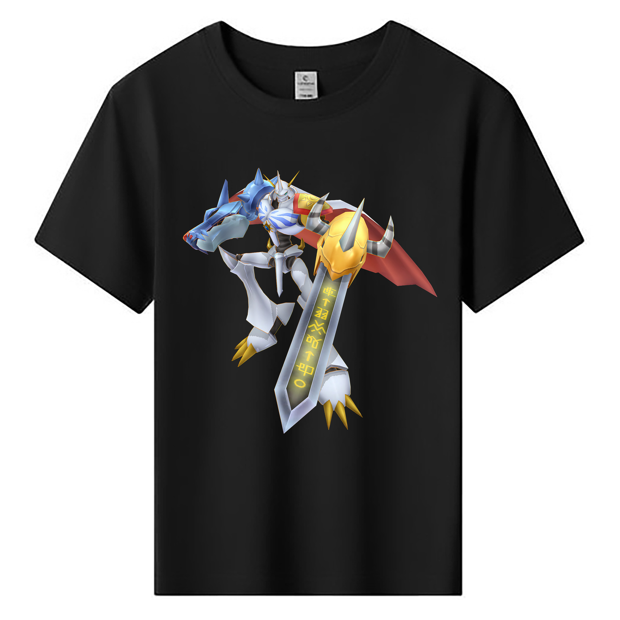 （画像用） Digimon デジタルモンスター/デジモン 綿100％キッズTシャツ（フロントプリント）