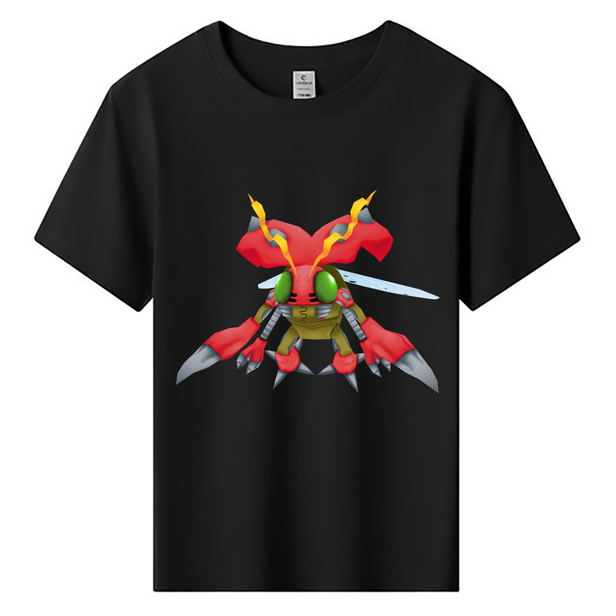 （画像用） Digimon デジタルモンスター/デジモン 綿100％キッズTシャツ（フロントプリント）