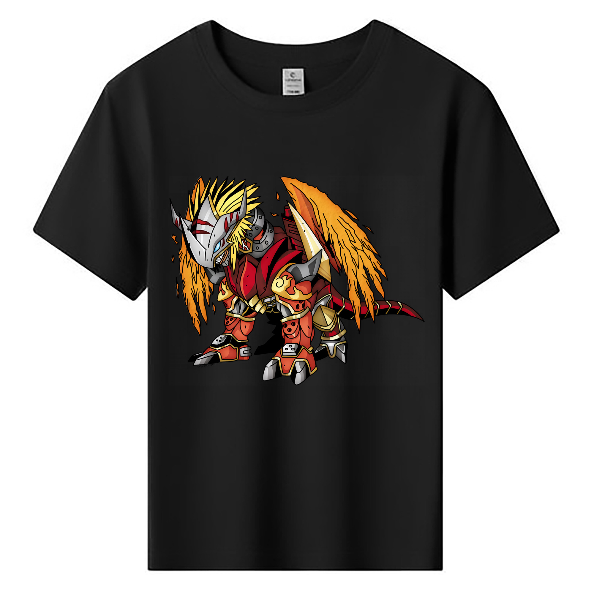（画像用） Digimon デジタルモンスター/デジモン 綿100％キッズTシャツ（フロントプリント）