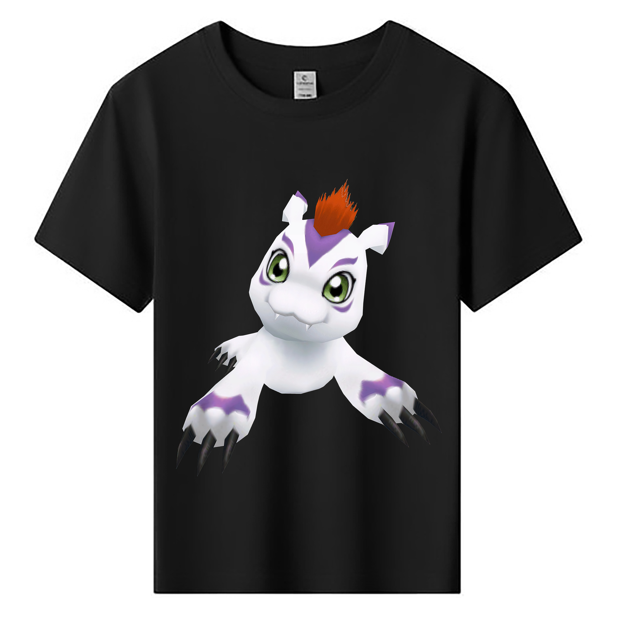 （画像用） Digimon デジタルモンスター/デジモン 綿100％キッズTシャツ（フロントプリント）