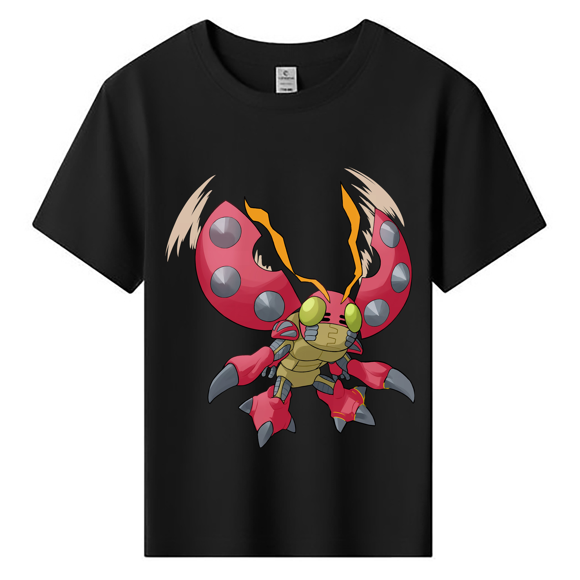 （画像用） Digimon デジタルモンスター/デジモン 綿100％キッズTシャツ（フロントプリント）