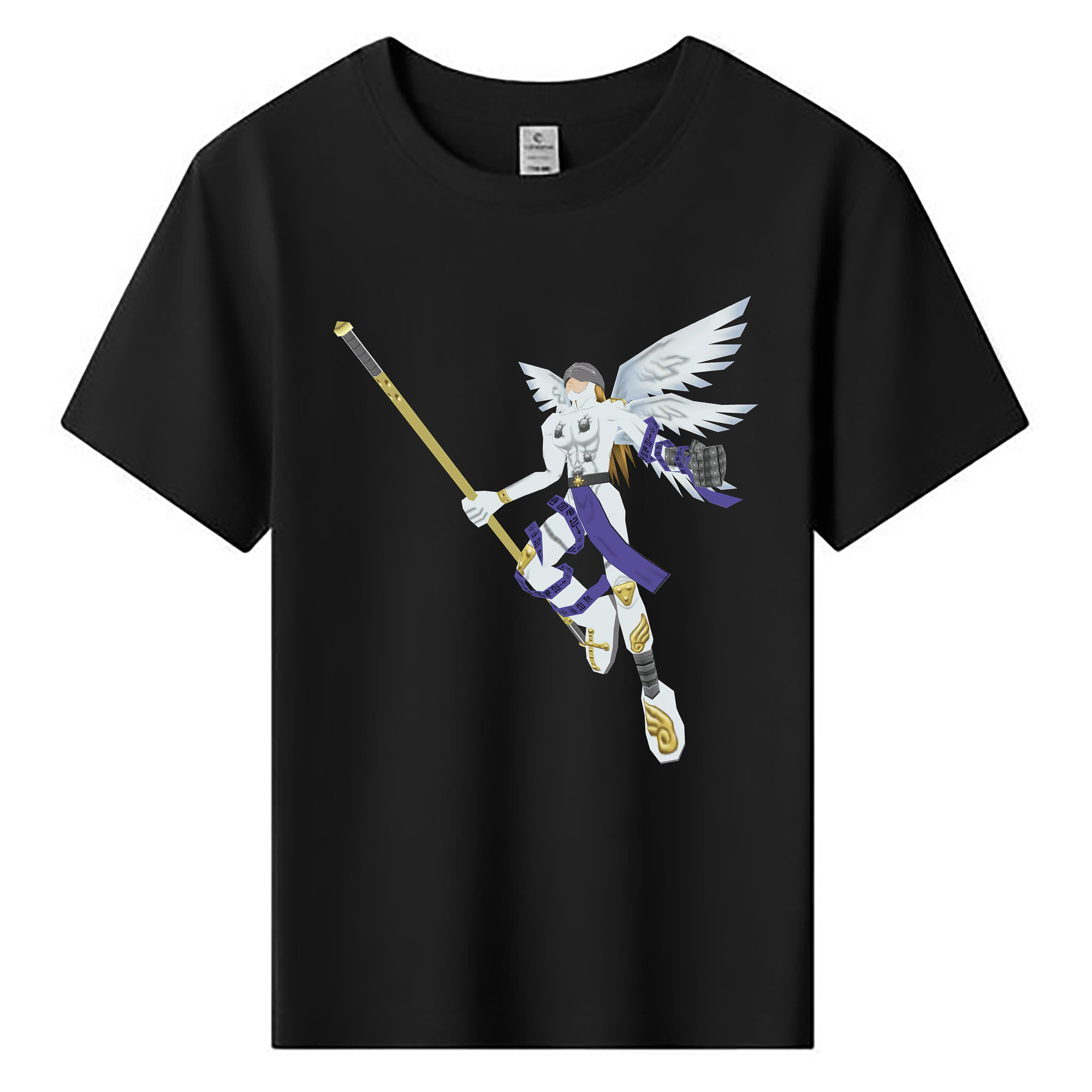 （画像用） Digimon デジタルモンスター/デジモン 綿100％キッズTシャツ（フロントプリント）