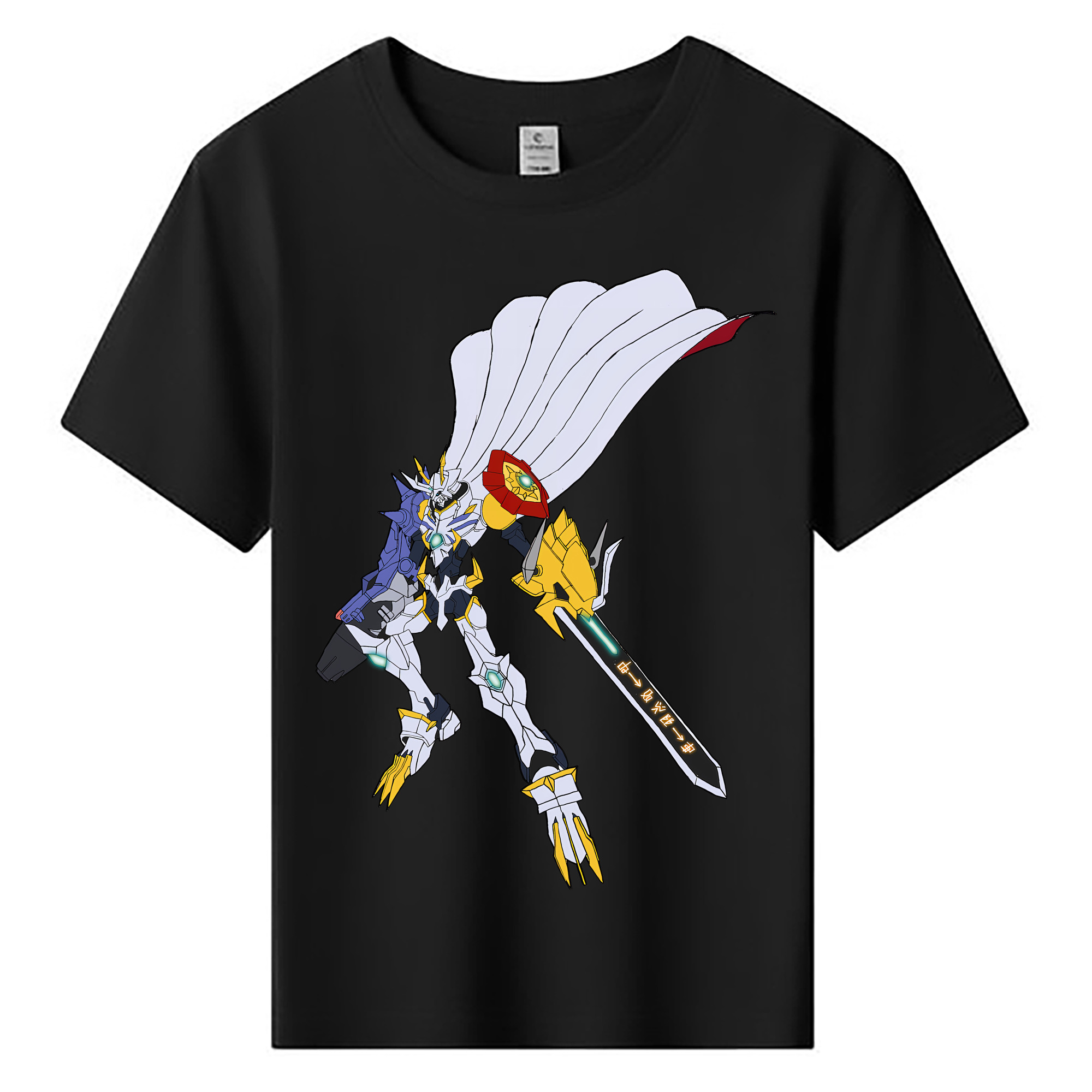 （画像用） Digimon デジタルモンスター/デジモン 綿100％キッズTシャツ（フロントプリント）