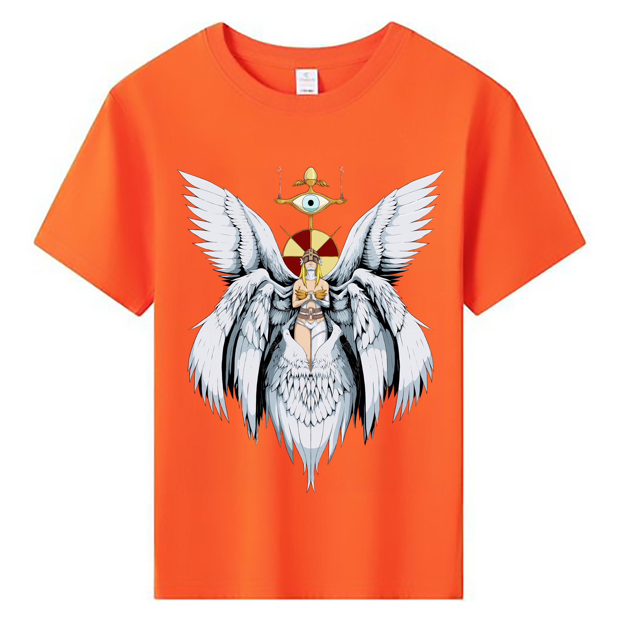 （画像用） Digimon デジタルモンスター/デジモン 綿100％キッズTシャツ（フロントプリント）